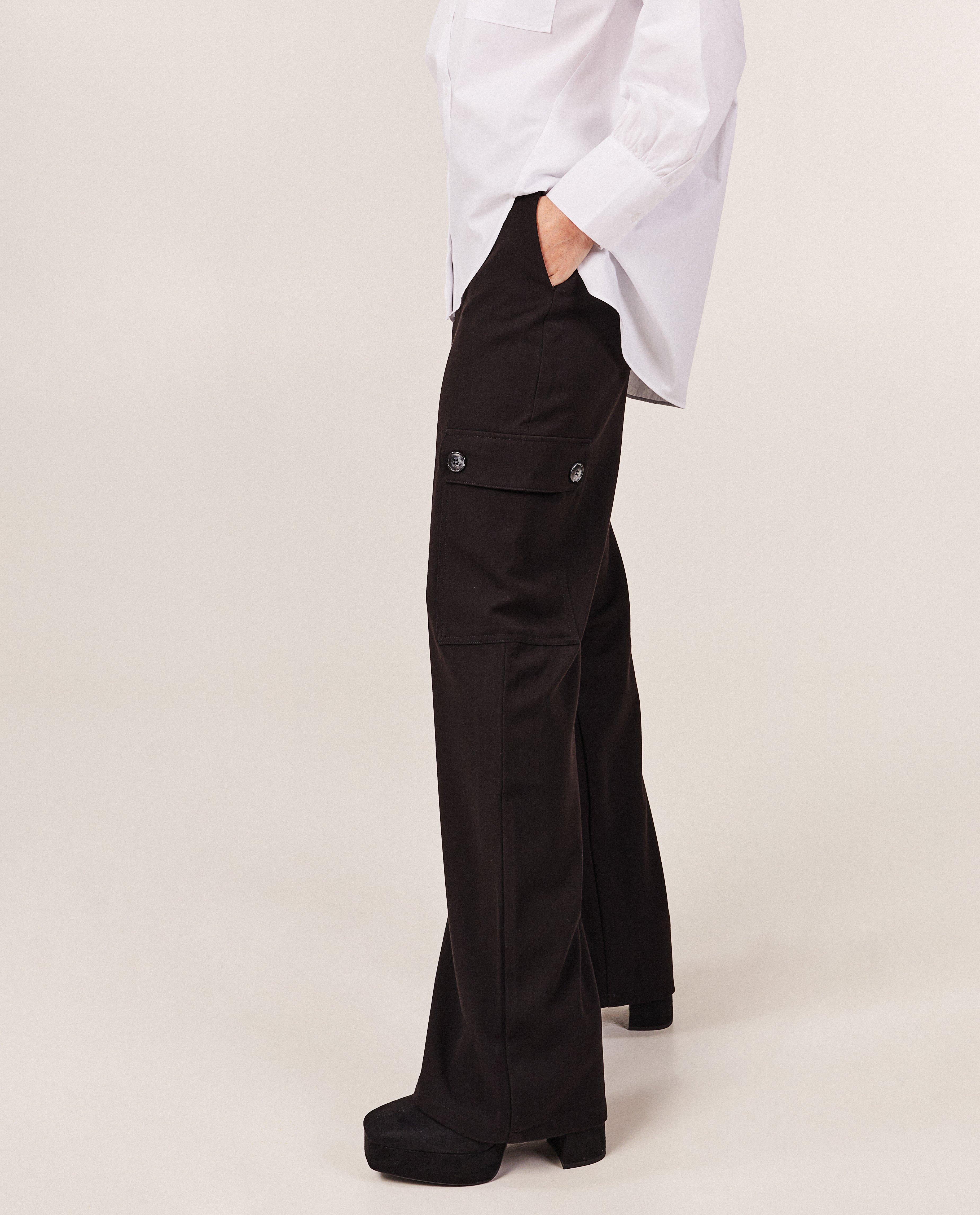 Zwarte broek, cargo fit - null - Sora