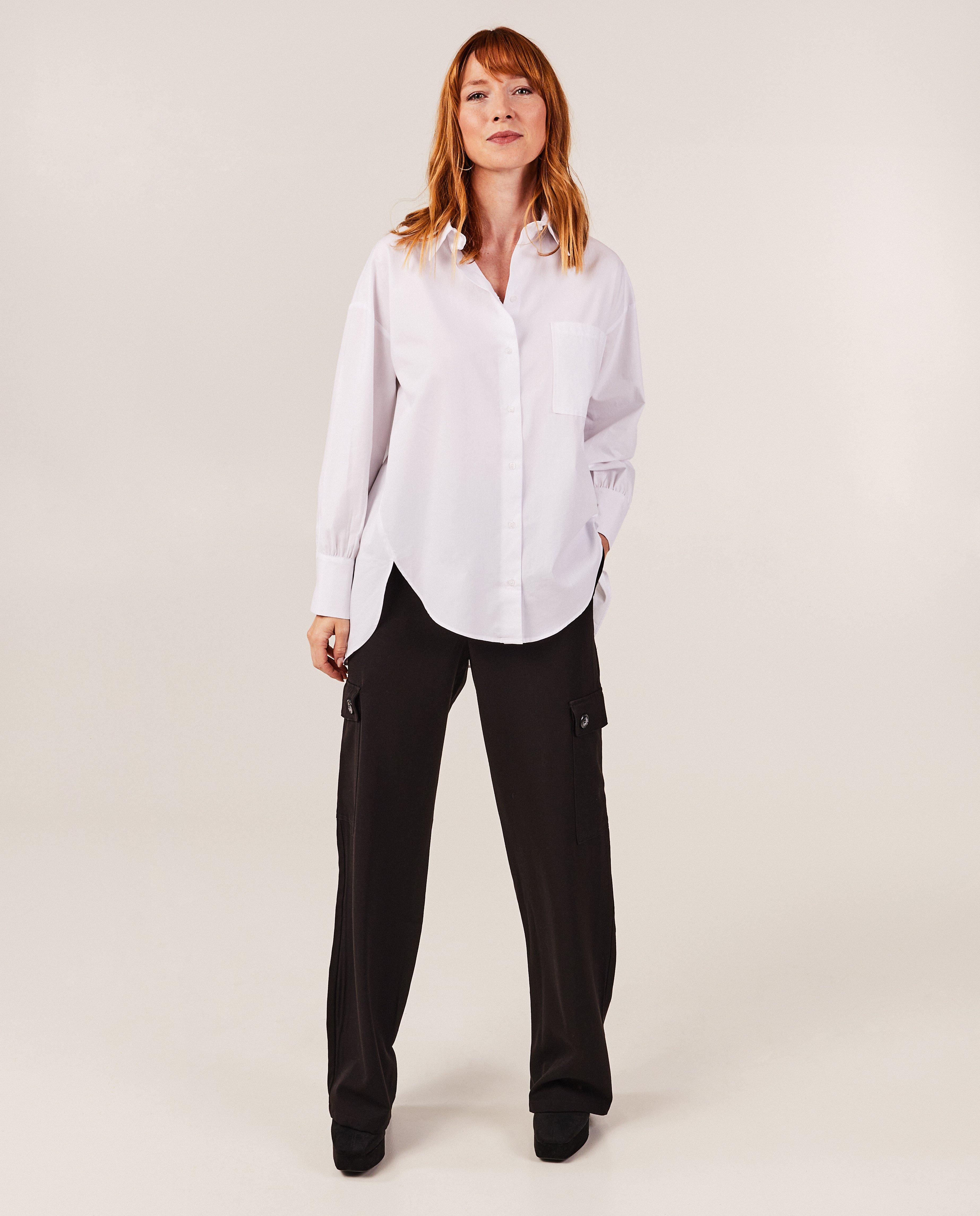 Jeans - Zwarte broek, cargo fit