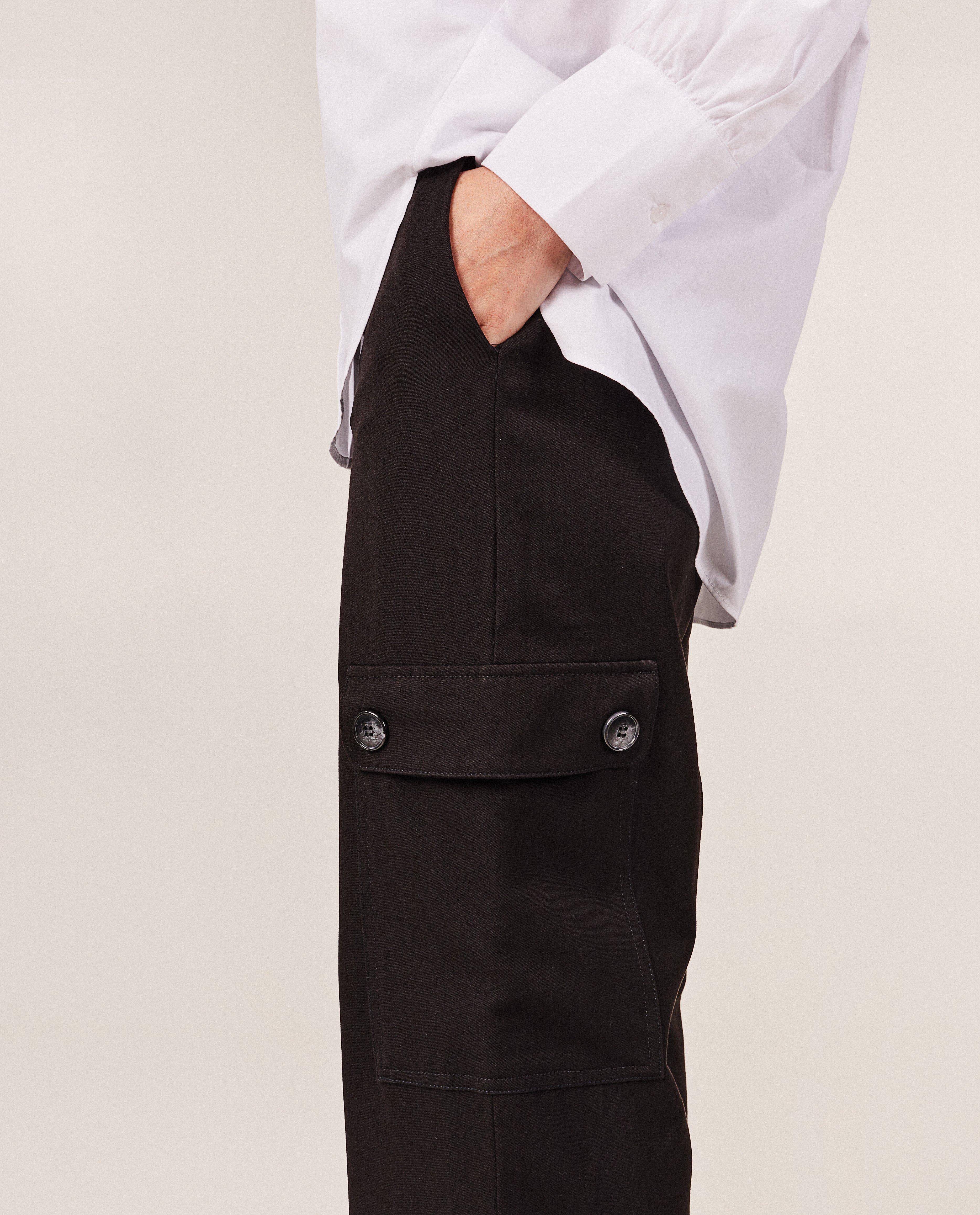 Jeans - Zwarte broek, cargo fit