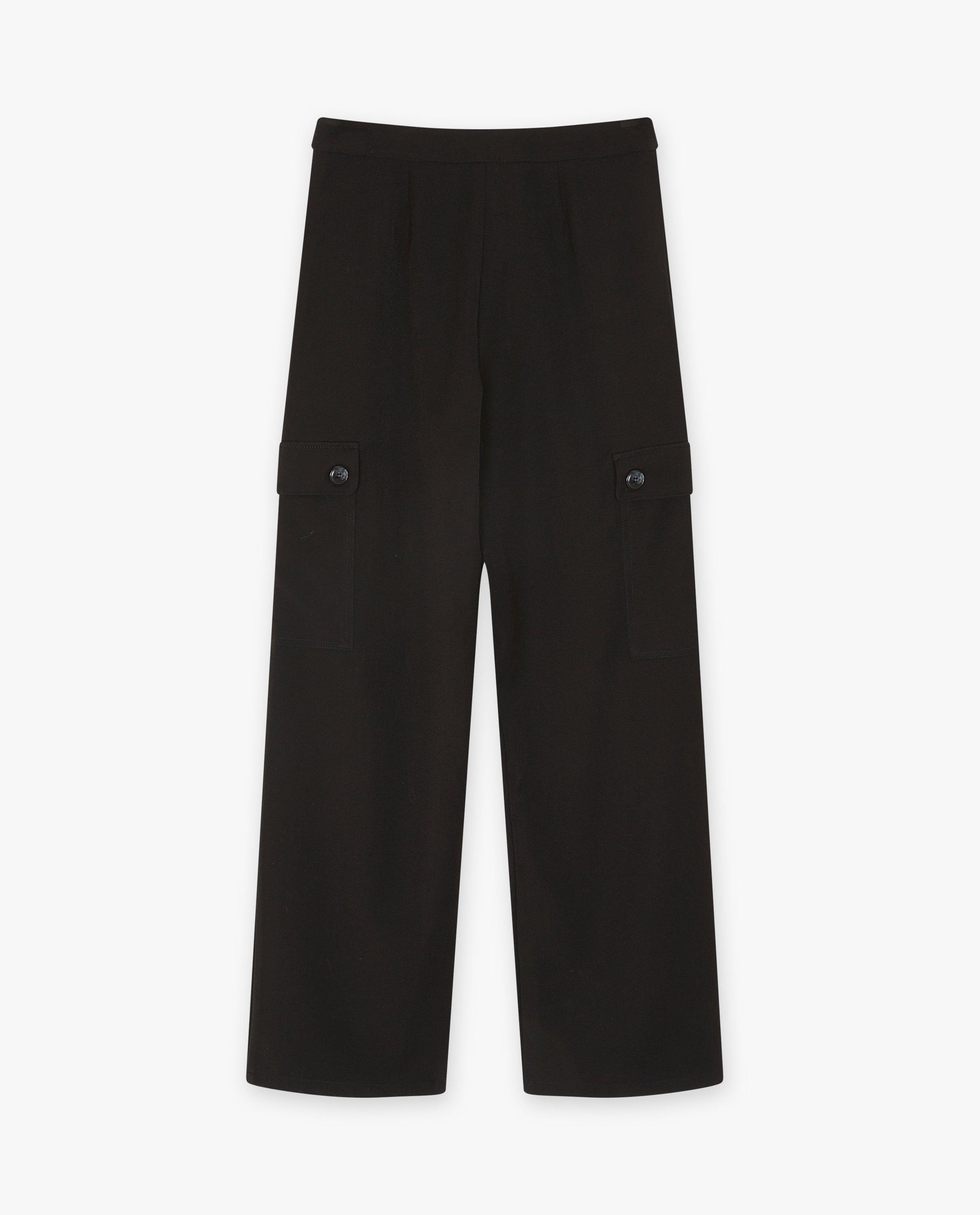 Jeans - Zwarte broek, cargo fit