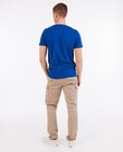 T-shirts - Blauw T-shirt met print, volwassenen