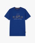 T-shirts - T-shirt bleu à imprimé, adultes