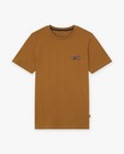 T-shirts - Bruin T-shirt met borduursel