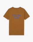 T-shirts - T-shirt brun avec une broderie