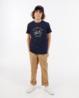 T-shirts - T-shirt bleu foncé brodé, 7-14 ans