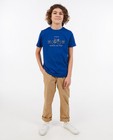 T-shirts - T-shirt bleu à imprimé, 7-14 ans