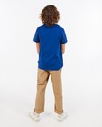 T-shirts - Blauw T-shirt met print, 7-14 jaar
