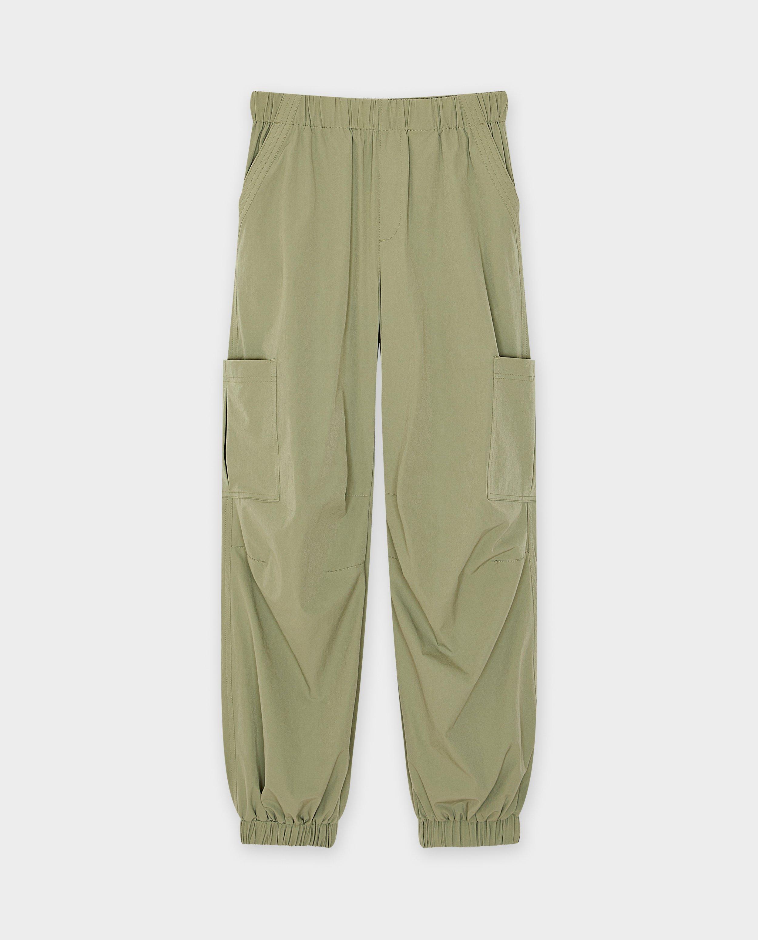 Broeken - Broek met structuur, parachute fit