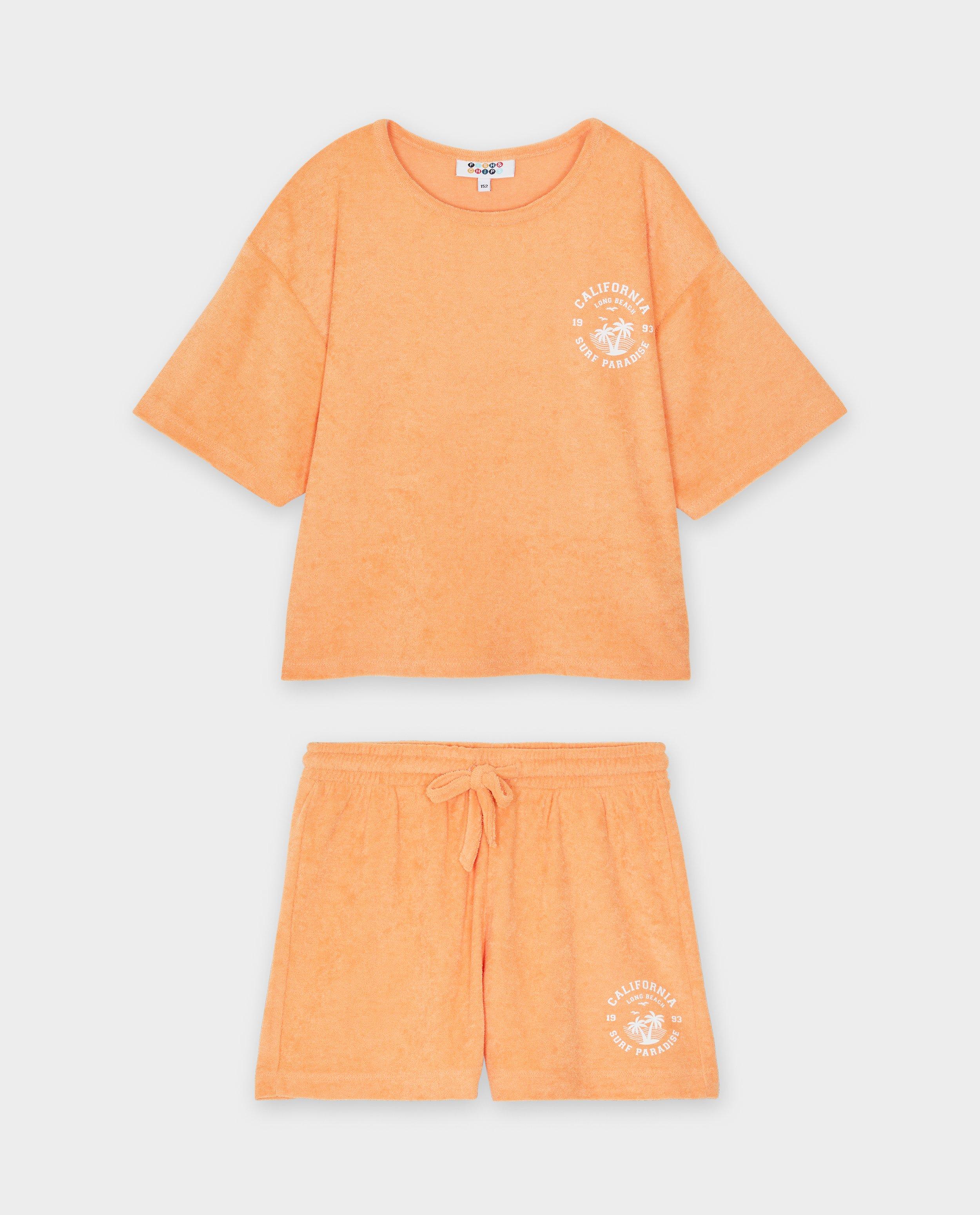 Sets - Set: T-shirt + short van badstof