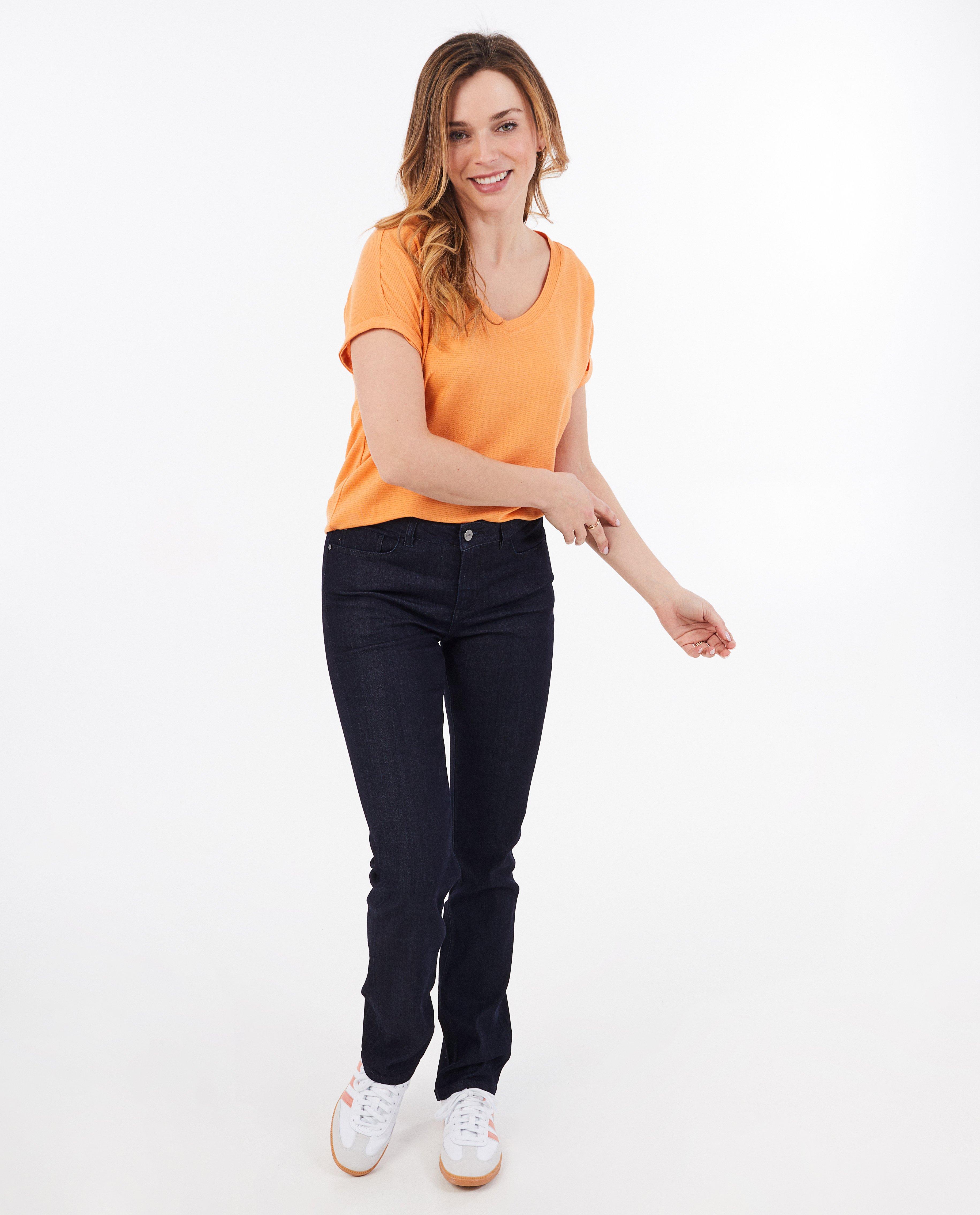 T-shirts - T-shirt met fijne strepen