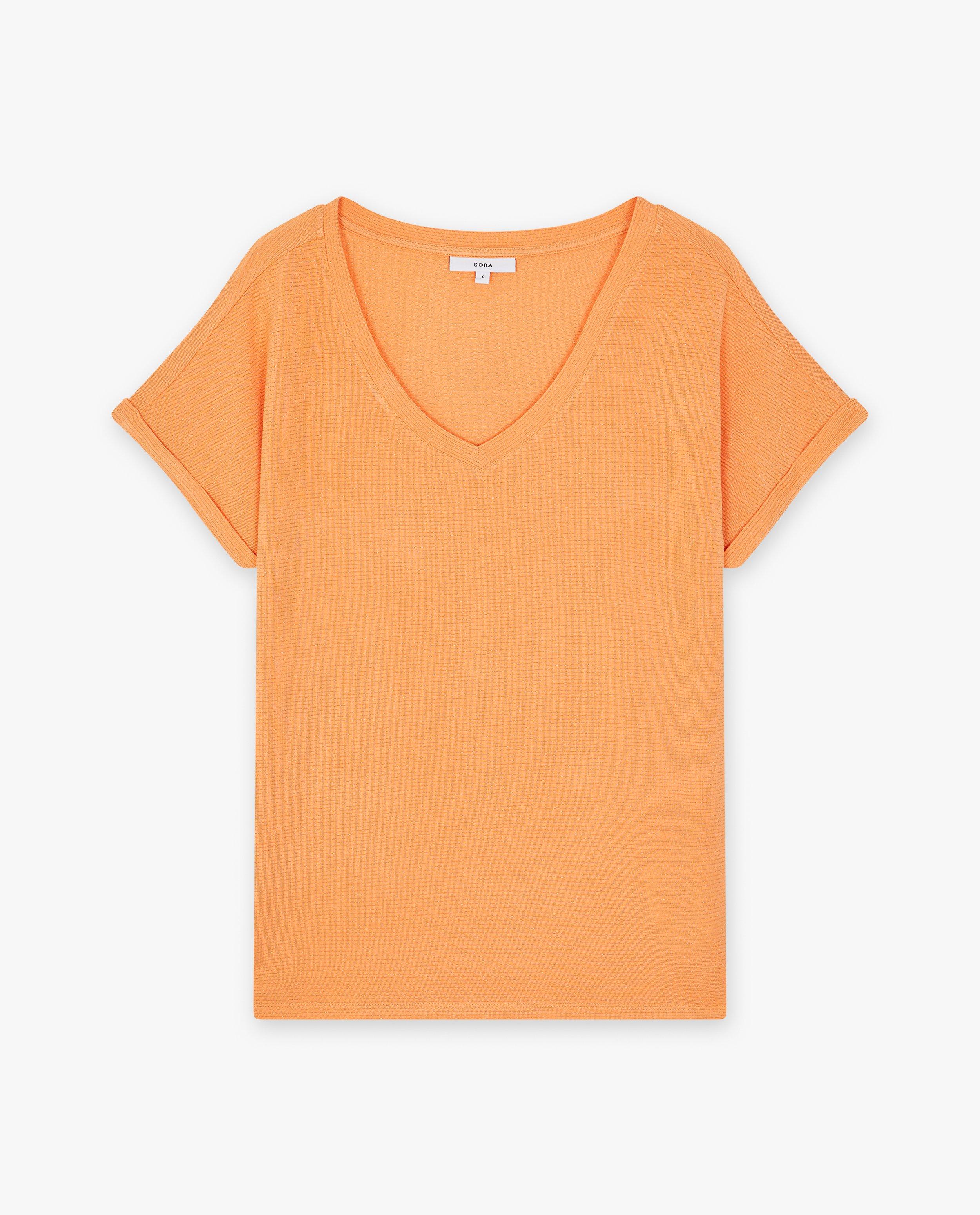 T-shirts - T-shirt met fijne strepen