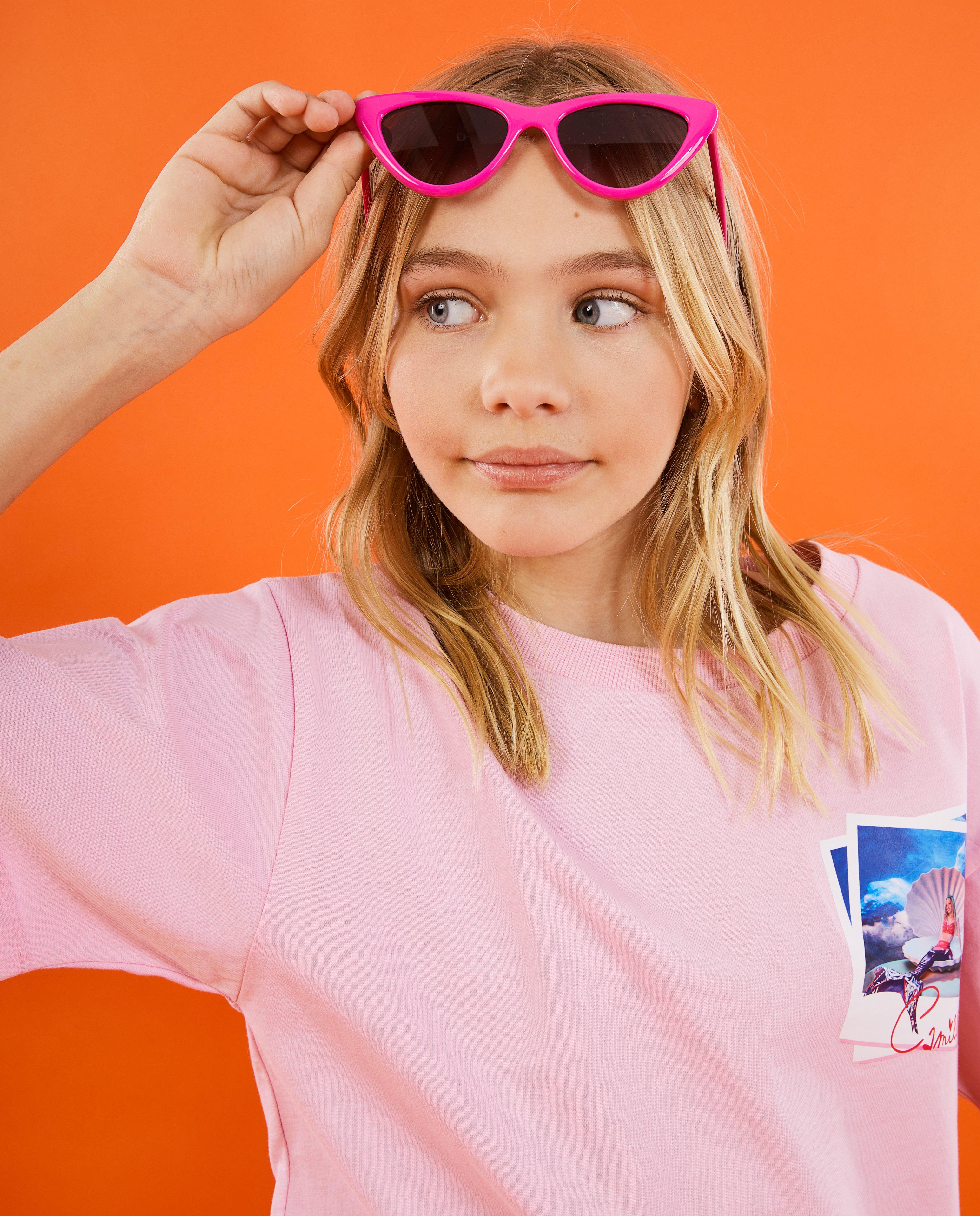 Roze zonnebril, 6-14 jaar - null - CAMILLE