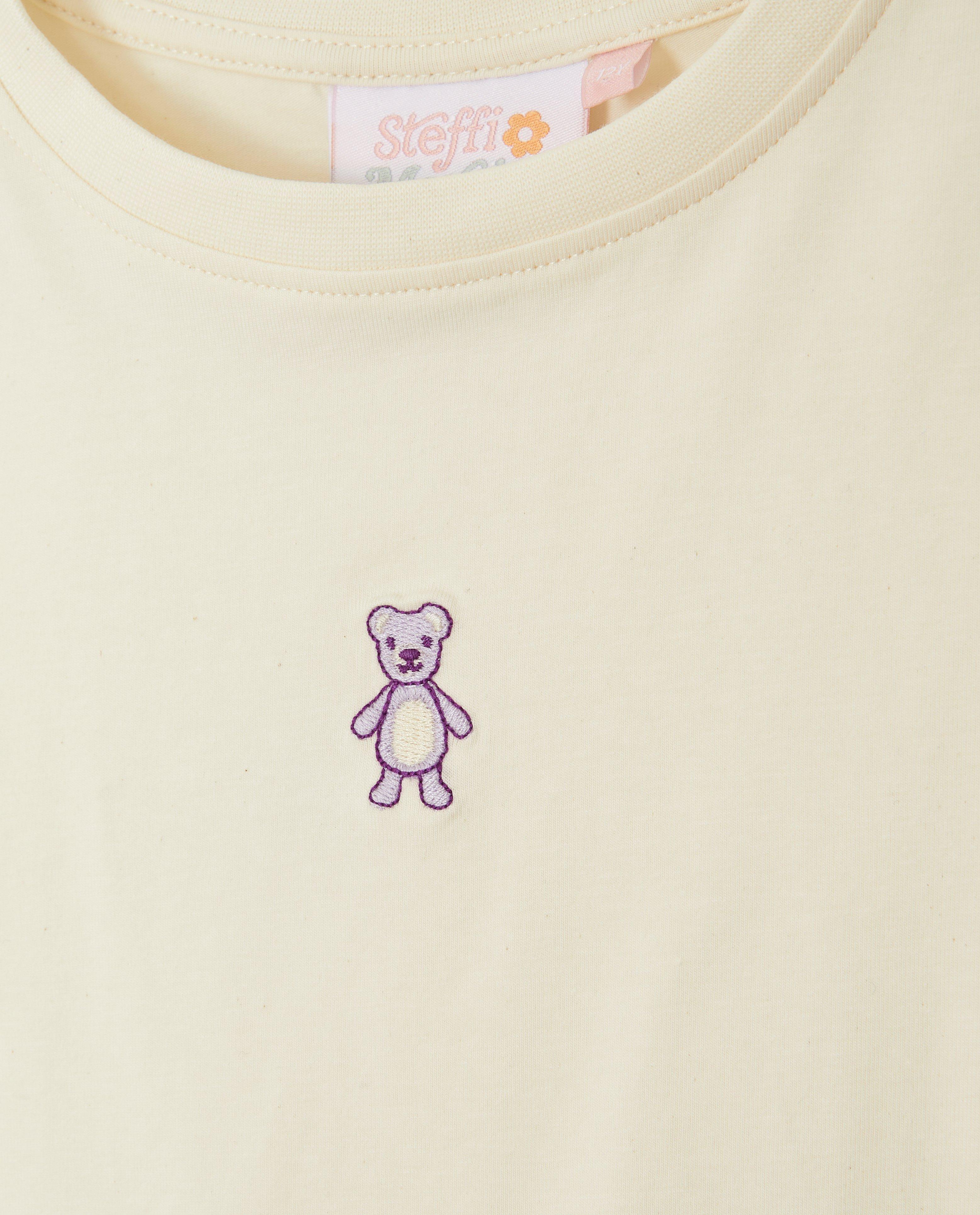T-shirts - T-shirt met geborduurd beertje
