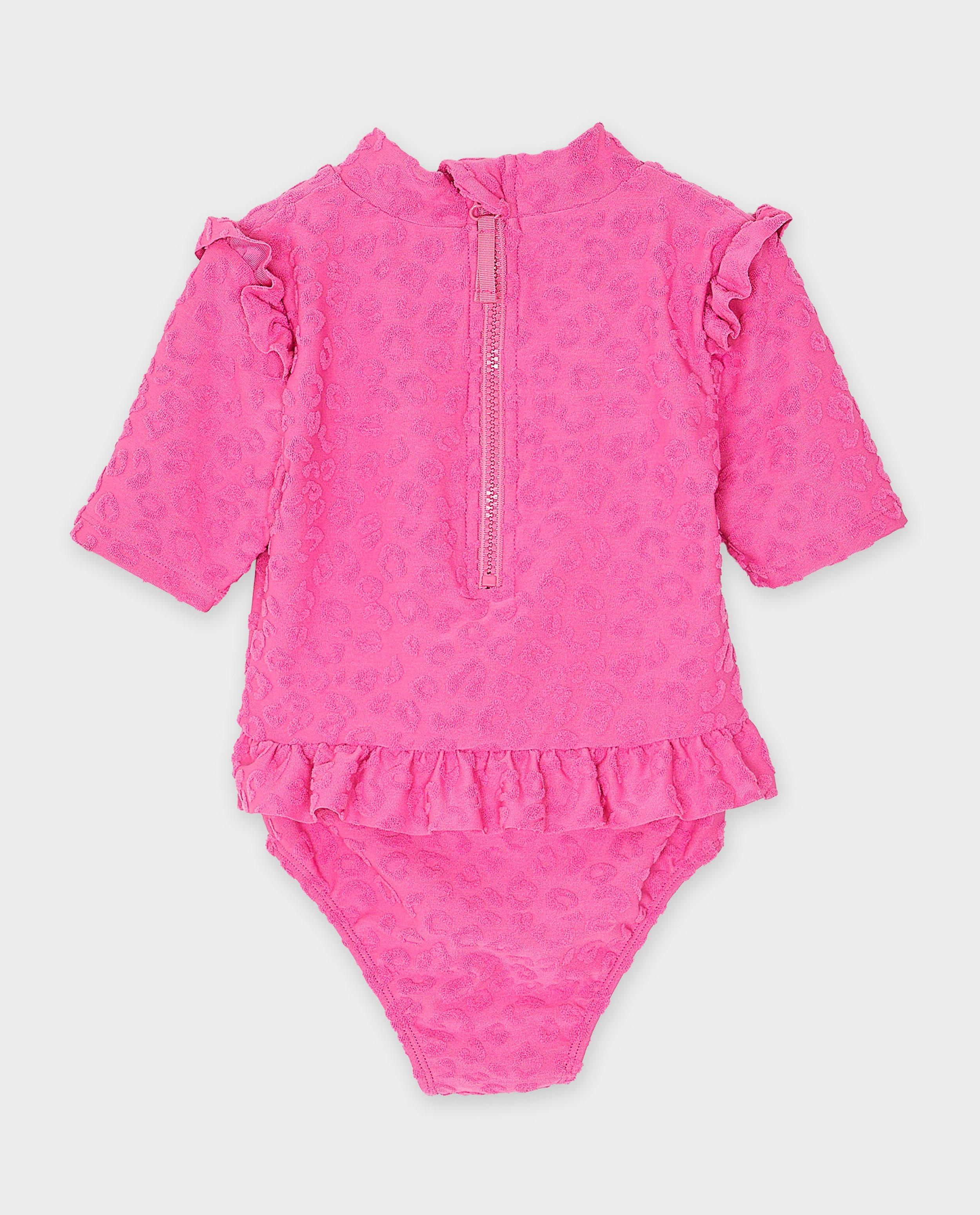 Zwemkleding - Badpak met luipaardprint, UPF 50+