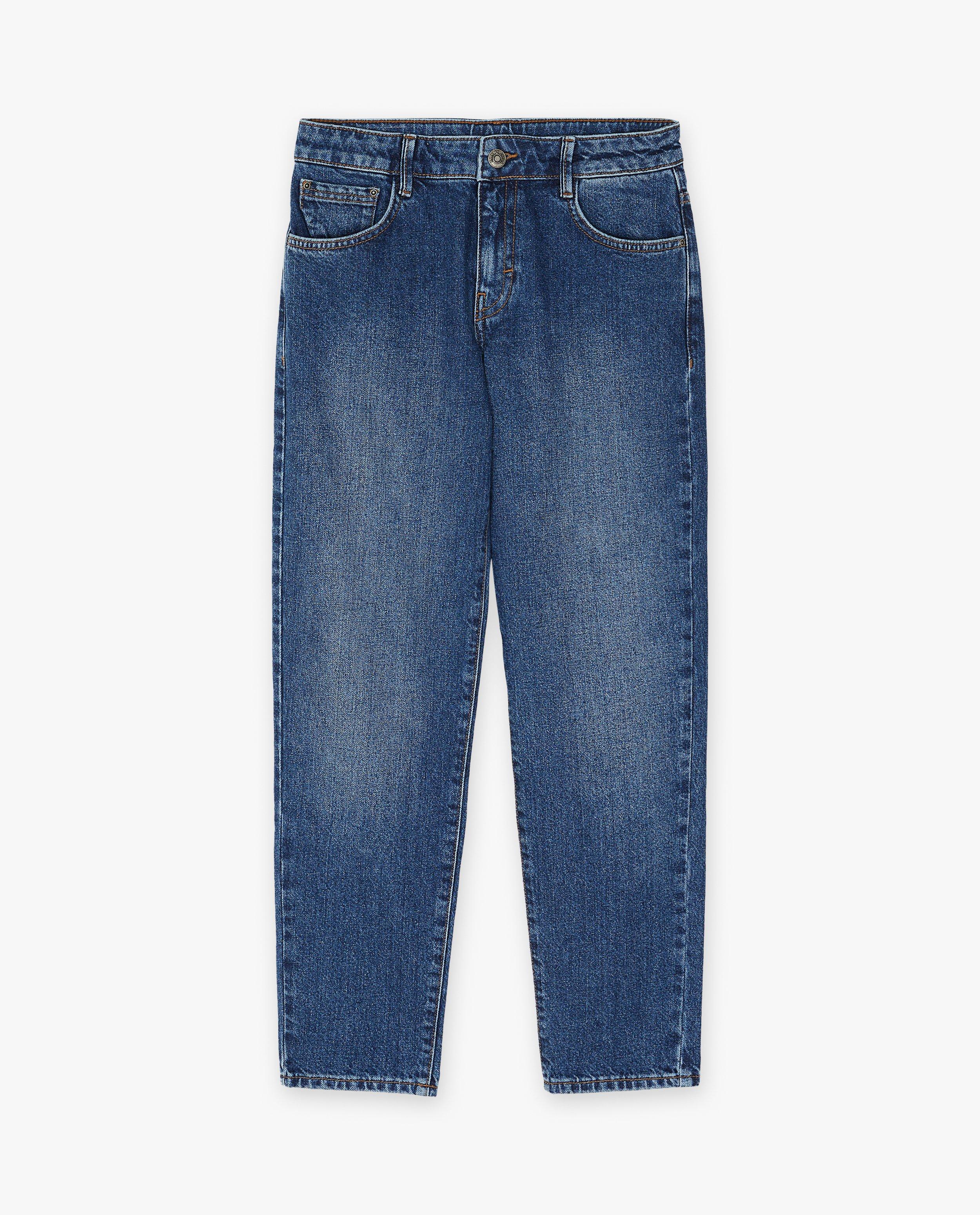 Blauwe jeans, loose fit - Product Detail - donkerblauw - afbeelding nummer 4
