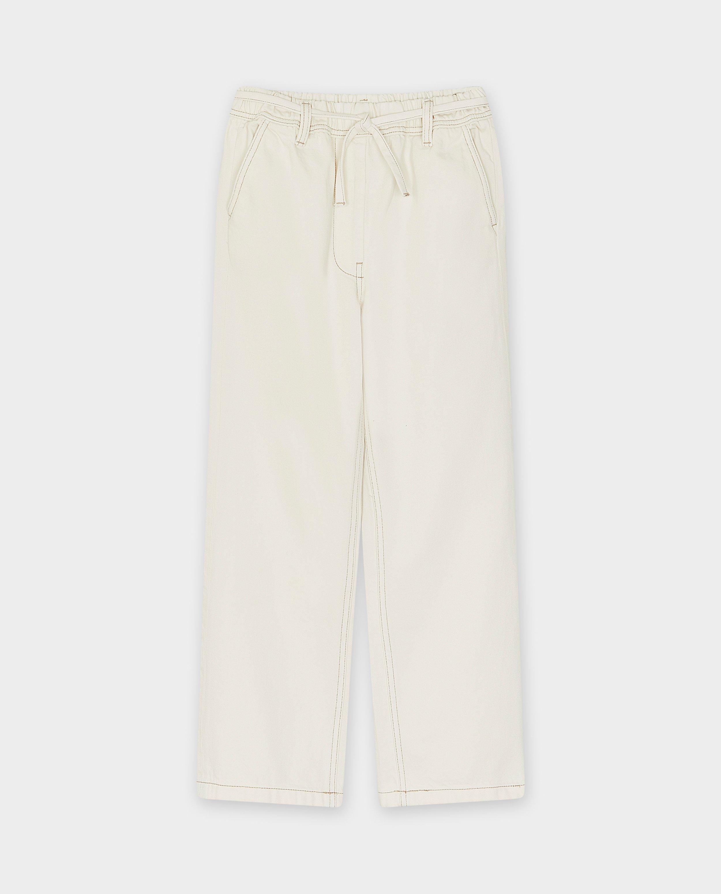 Jeans - Beige jeans, straight fit