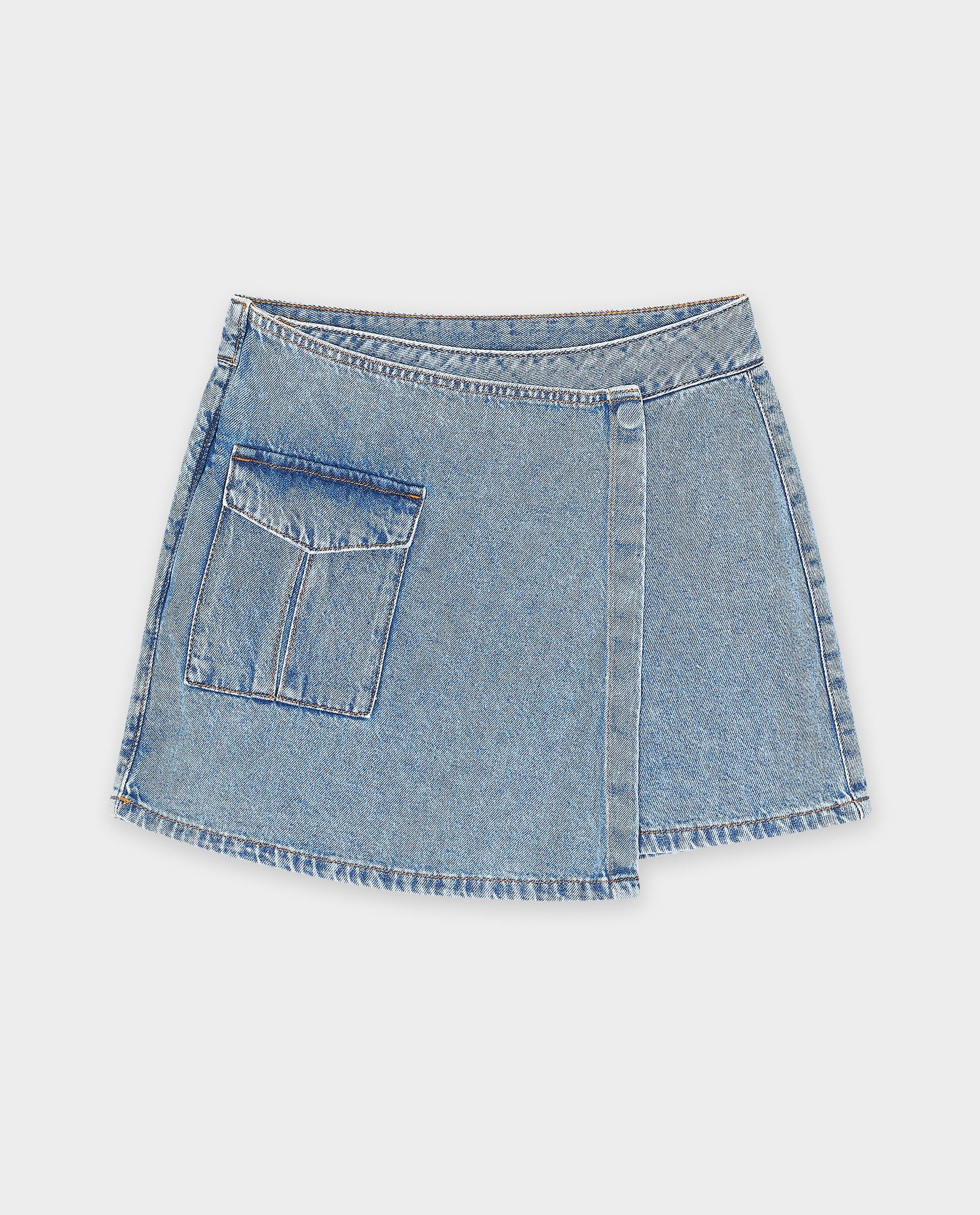 Skort van jeans - Product Detail - lichtblauw - afbeelding nummer 4