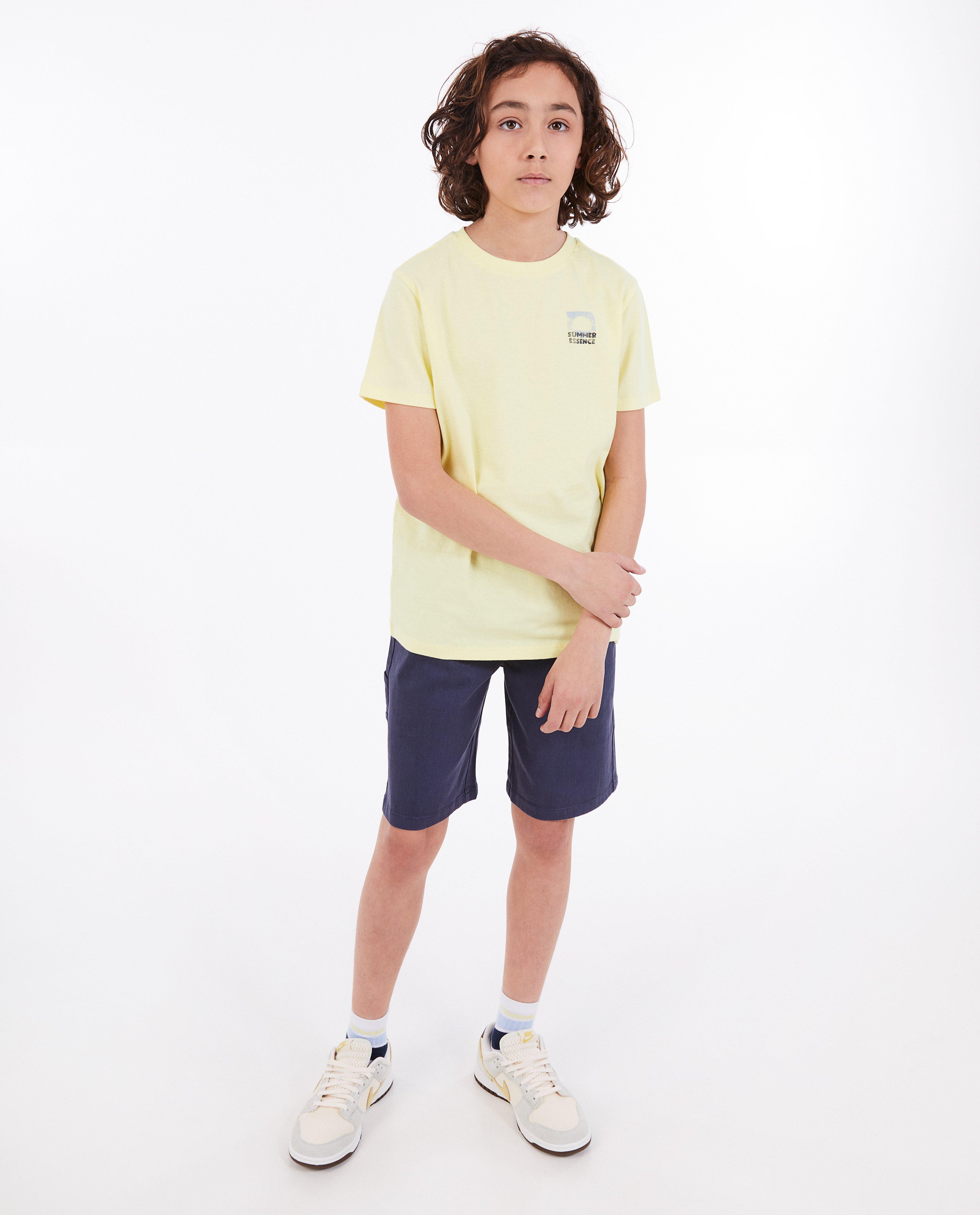 Donkerblauwe short, relaxed fit - null - Fish & Chips