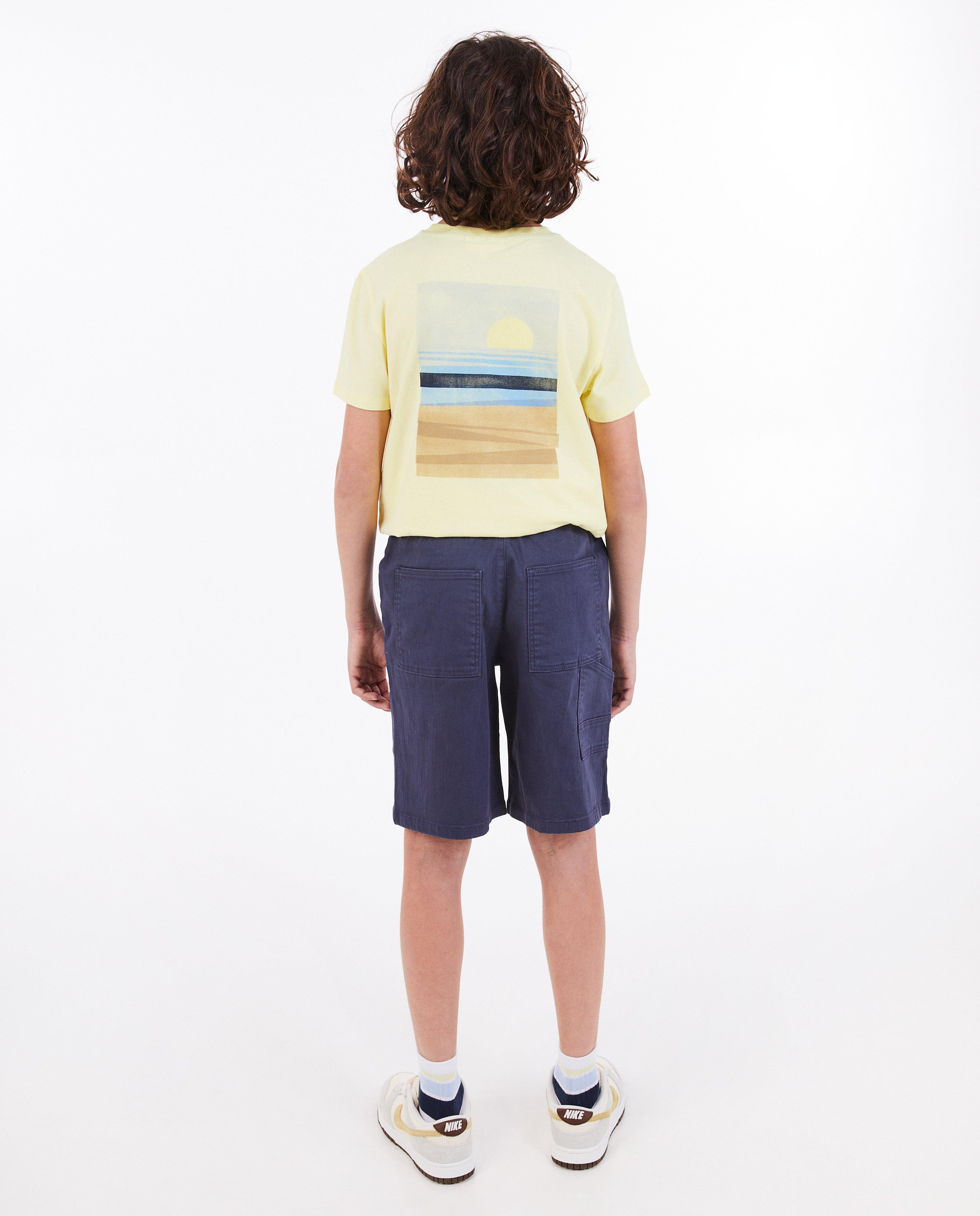 Shorten - Donkerblauwe short, relaxed fit
