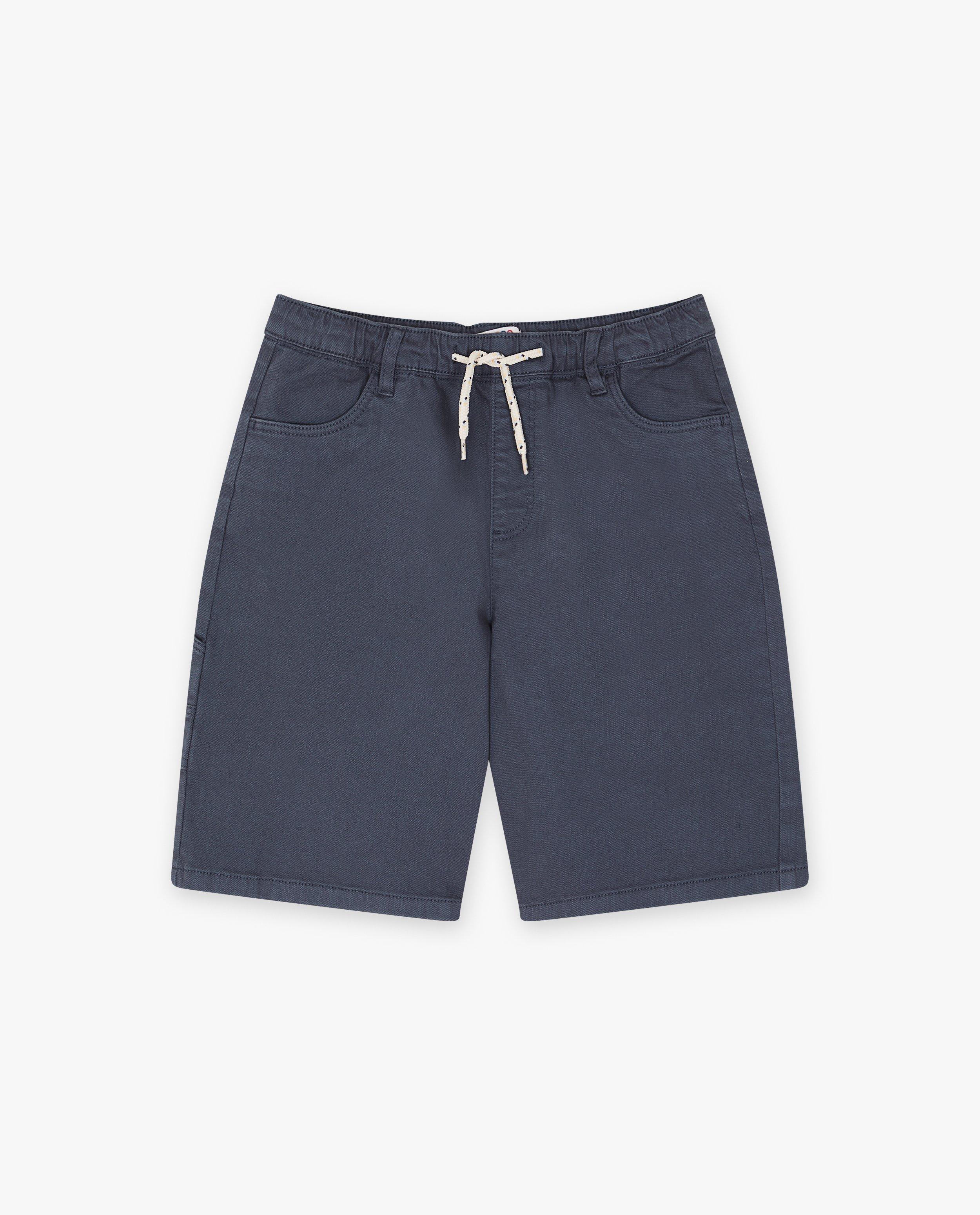 Shorten - Donkerblauwe short, relaxed fit
