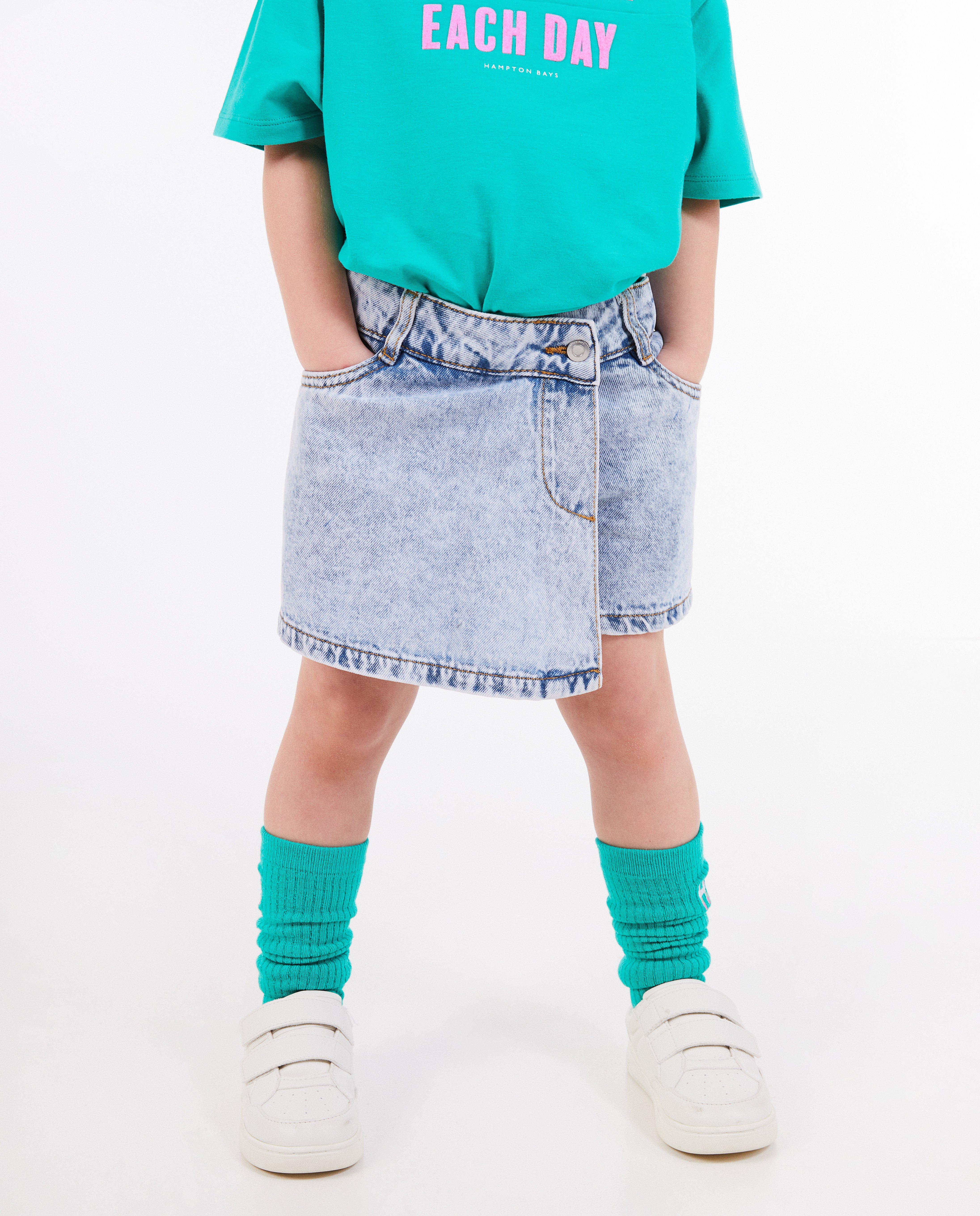 Rokken - Skort van jeans