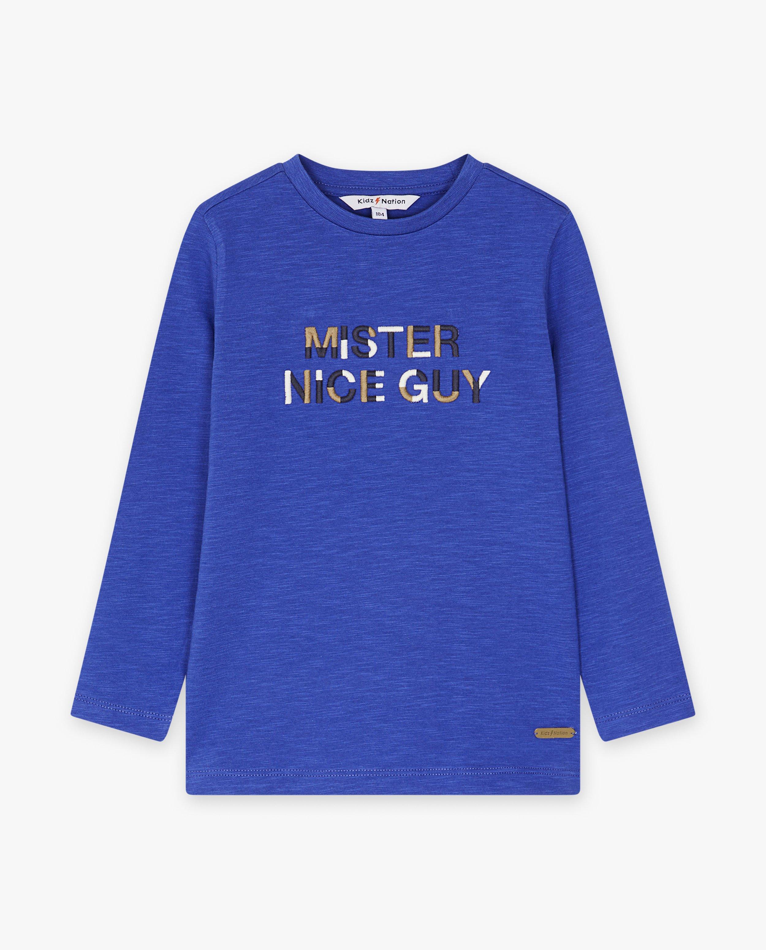 Longsleeve Mister Nice Guy - Product Detail - blauw - afbeelding nummer 1