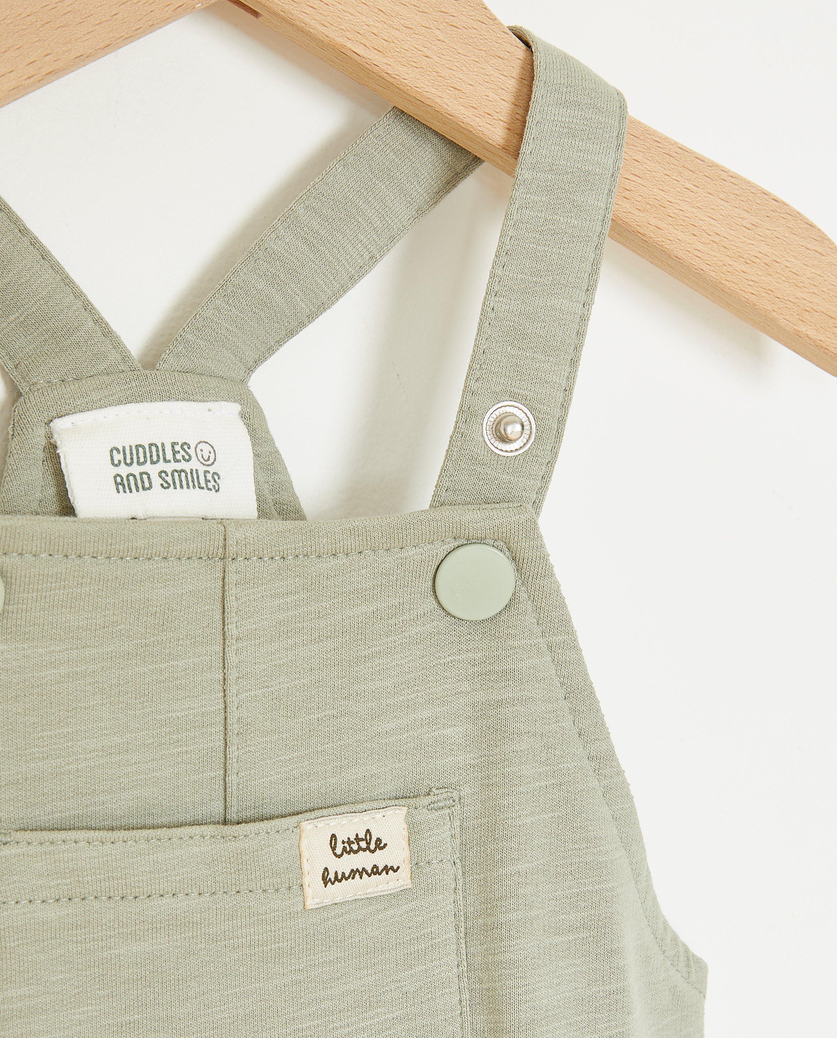 Salopette verte - D&eacute;tails du produit - gris - image num&eacute;ro 5