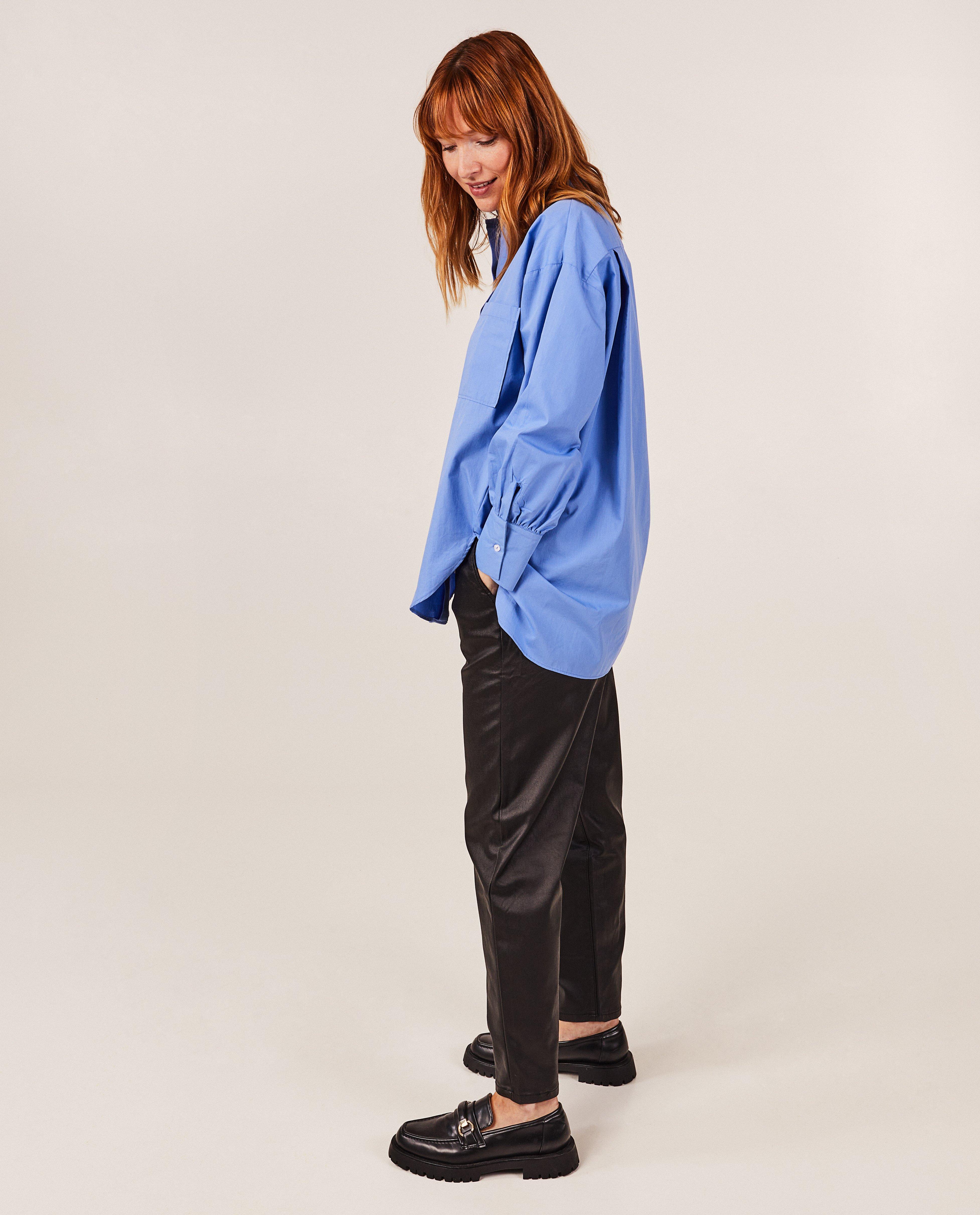 Broeken - Faux leather broek