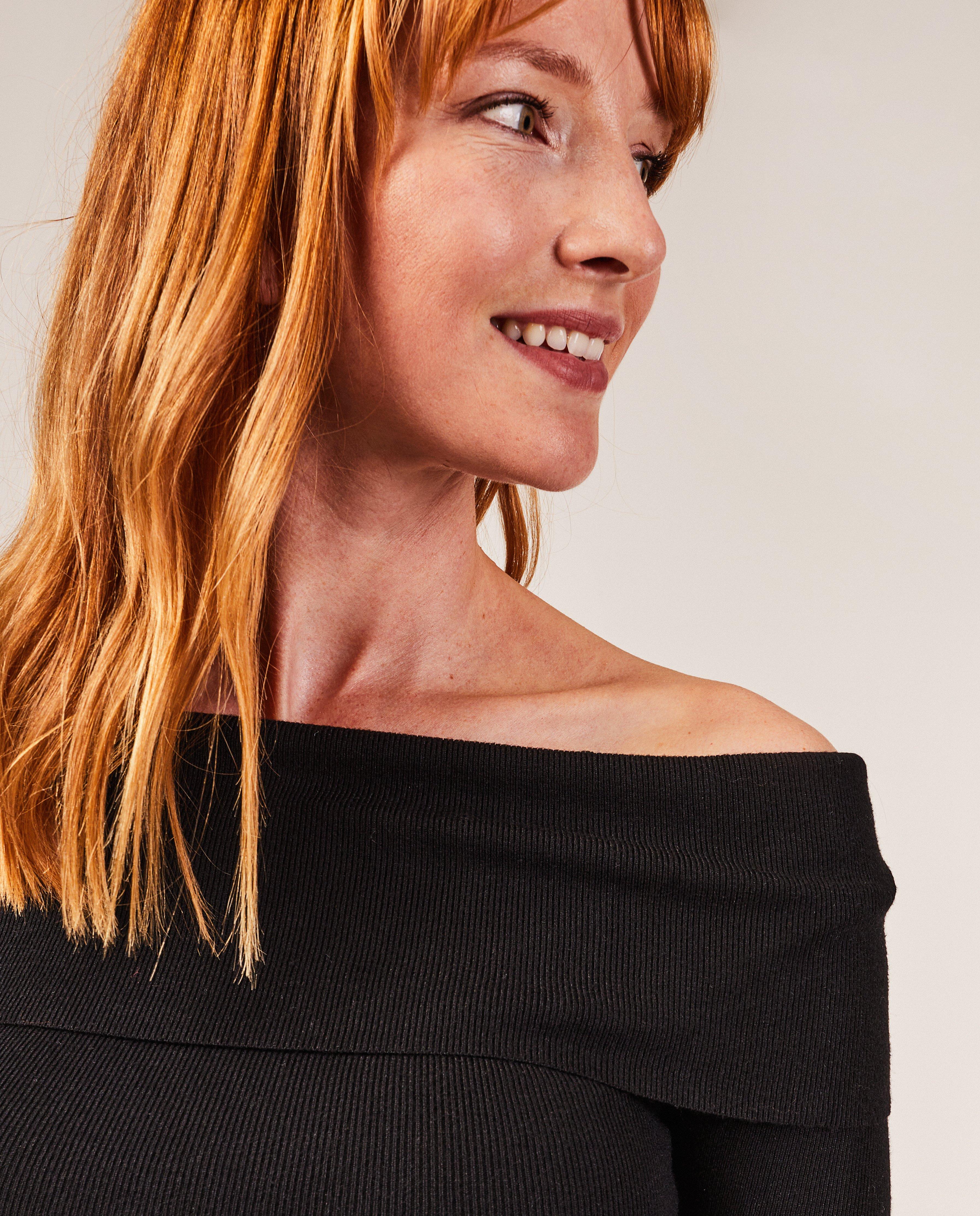 Pulls - Pull noir en fin tricot