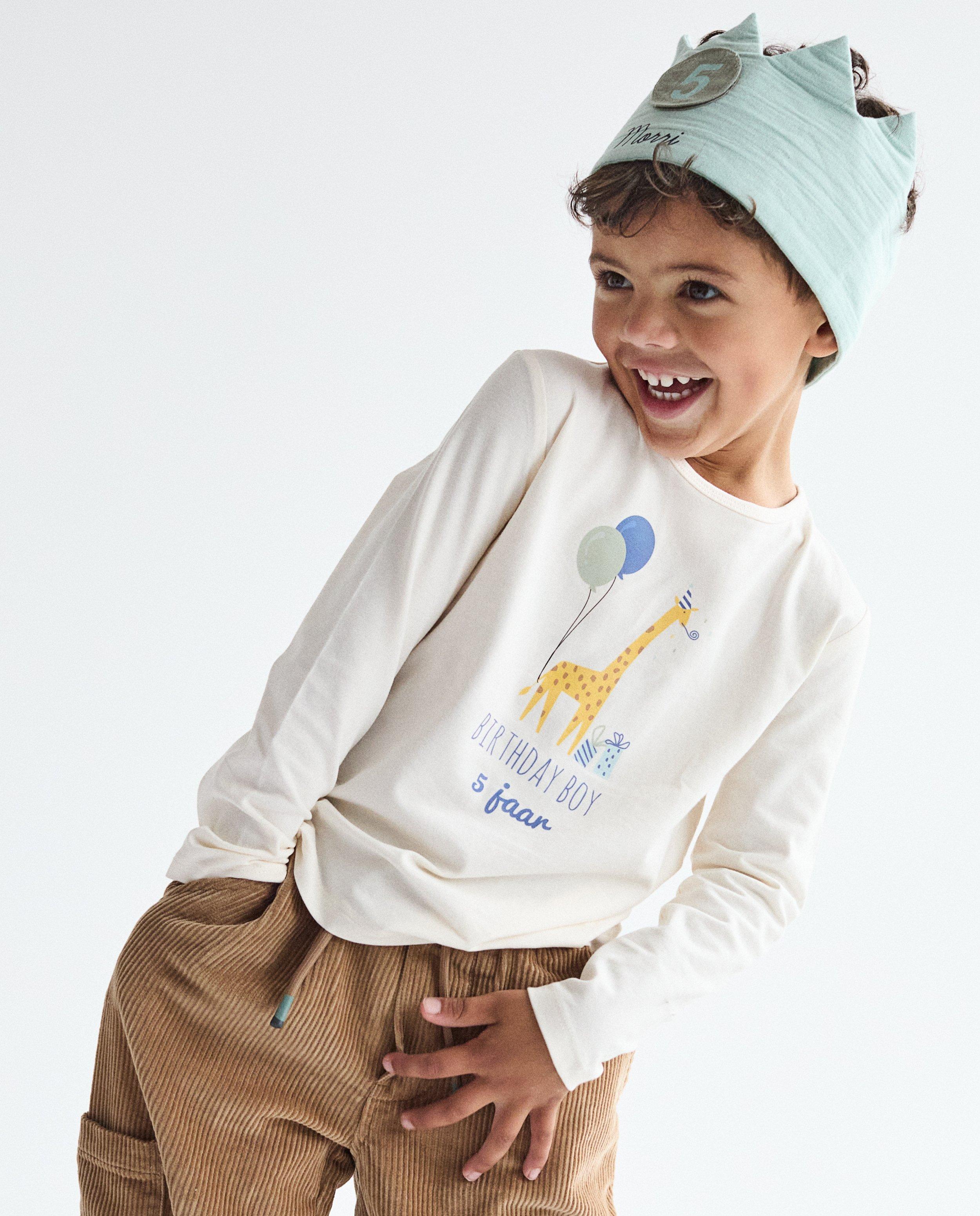 Personaliseerbare verjaardagslongsleeve, 1-9 jaar - null - JBC