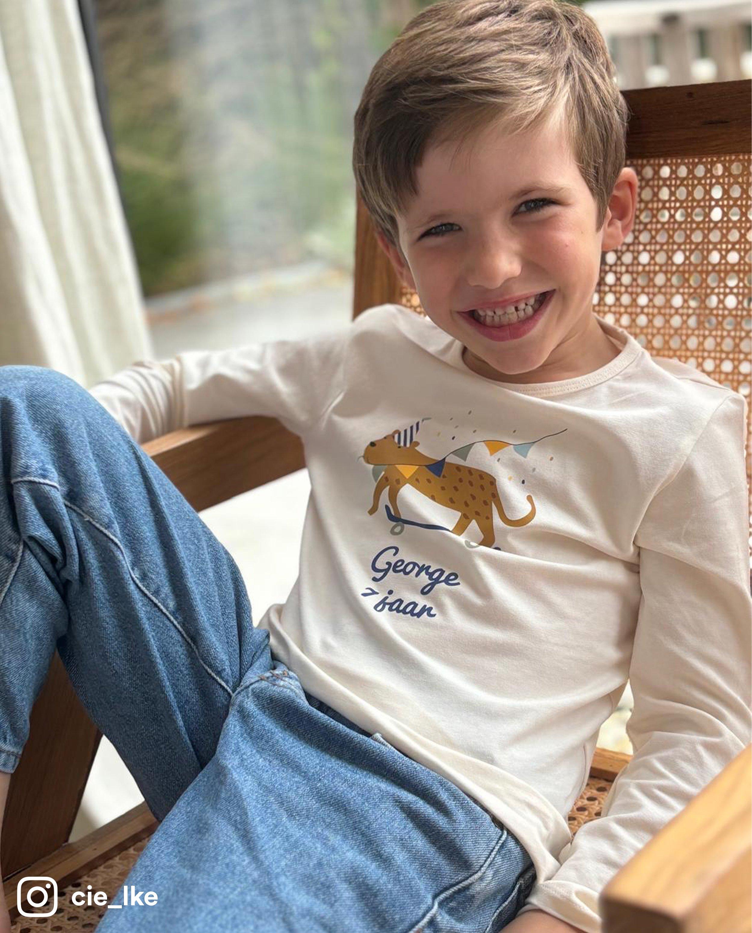 T-shirts - Personaliseerbare verjaardagslongsleeve, 1-9 jaar