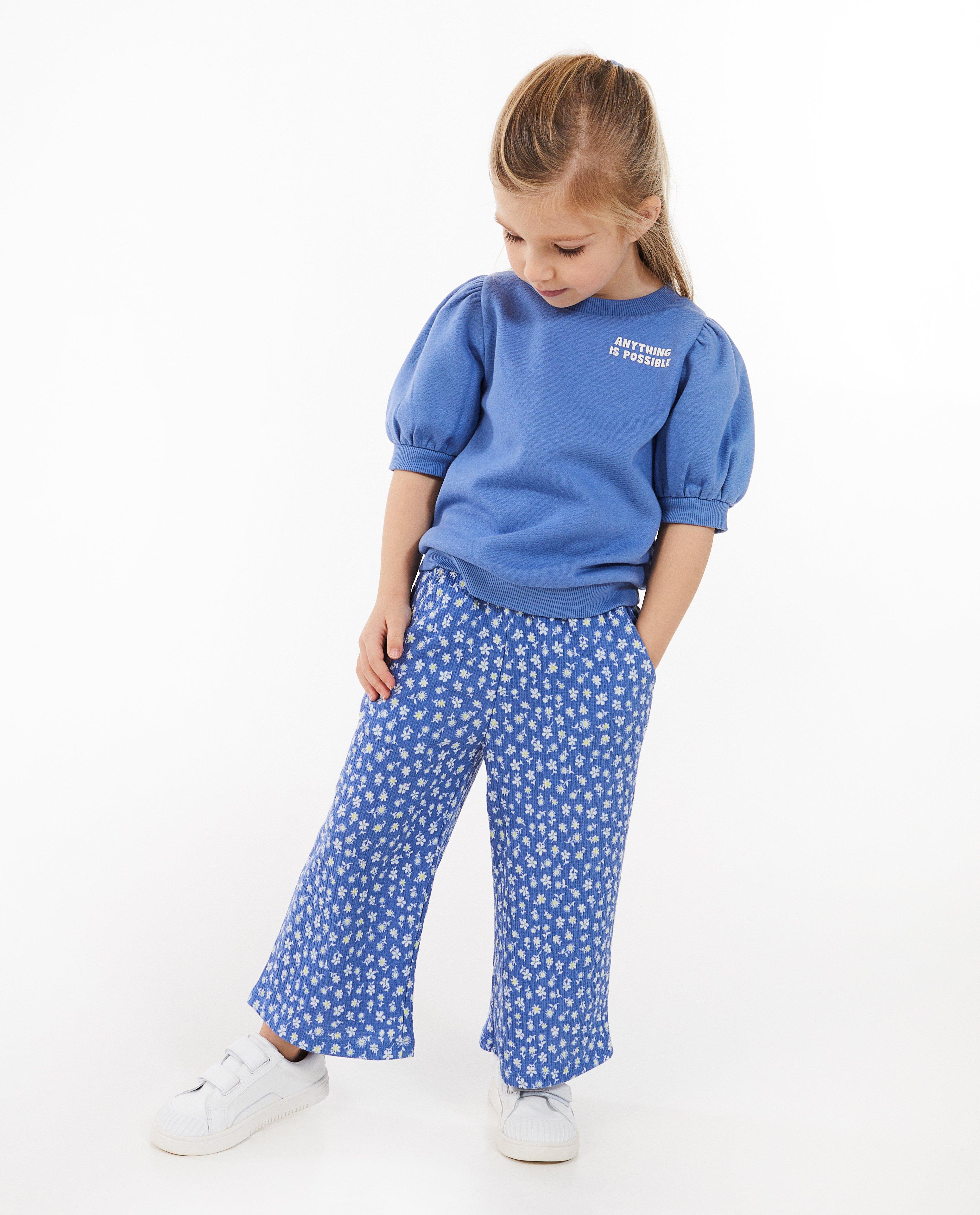 Broek met structuur - Product Detail - donkerblauw - afbeelding nummer 1