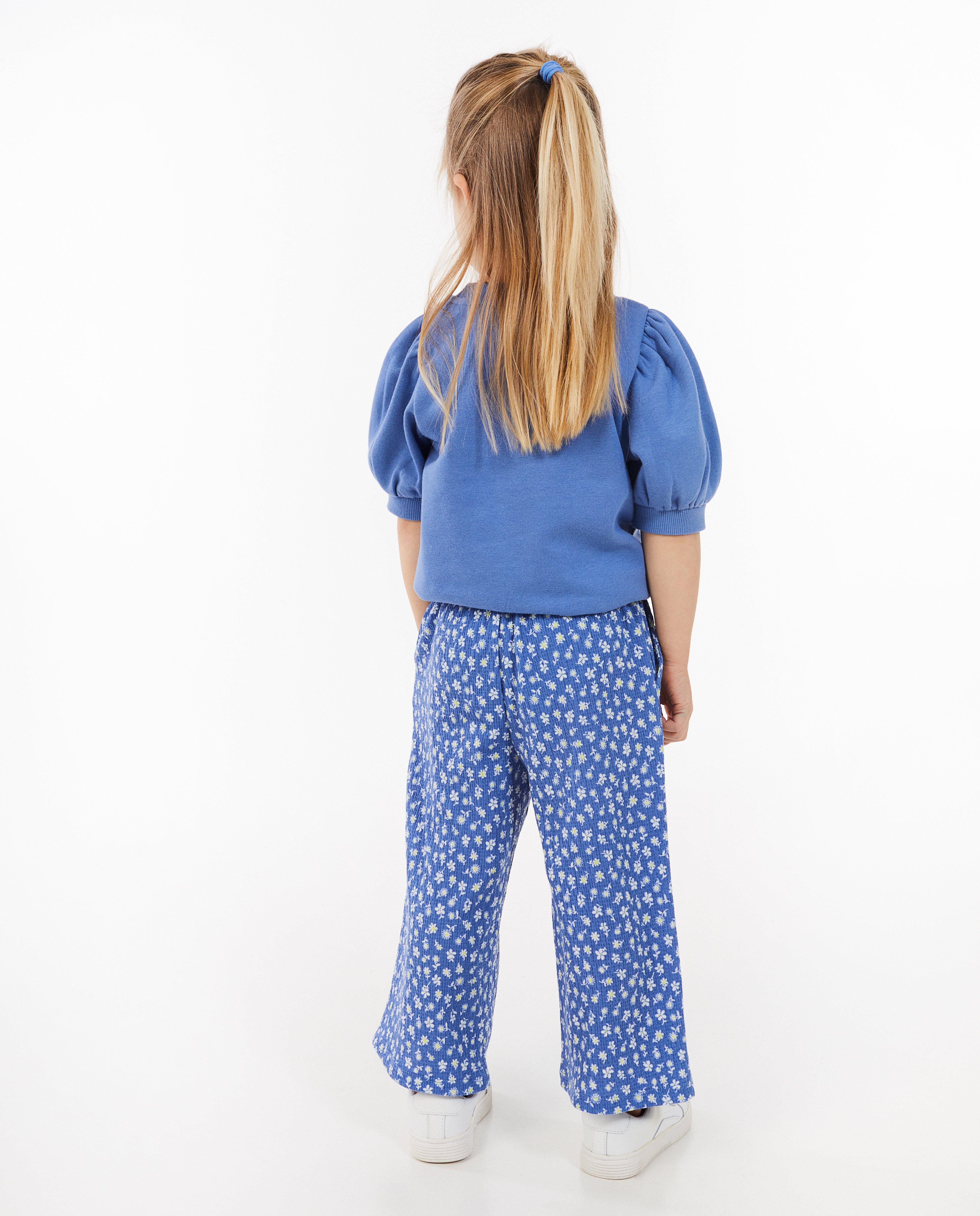 Broek met structuur - Product Detail - donkerblauw - afbeelding nummer 2