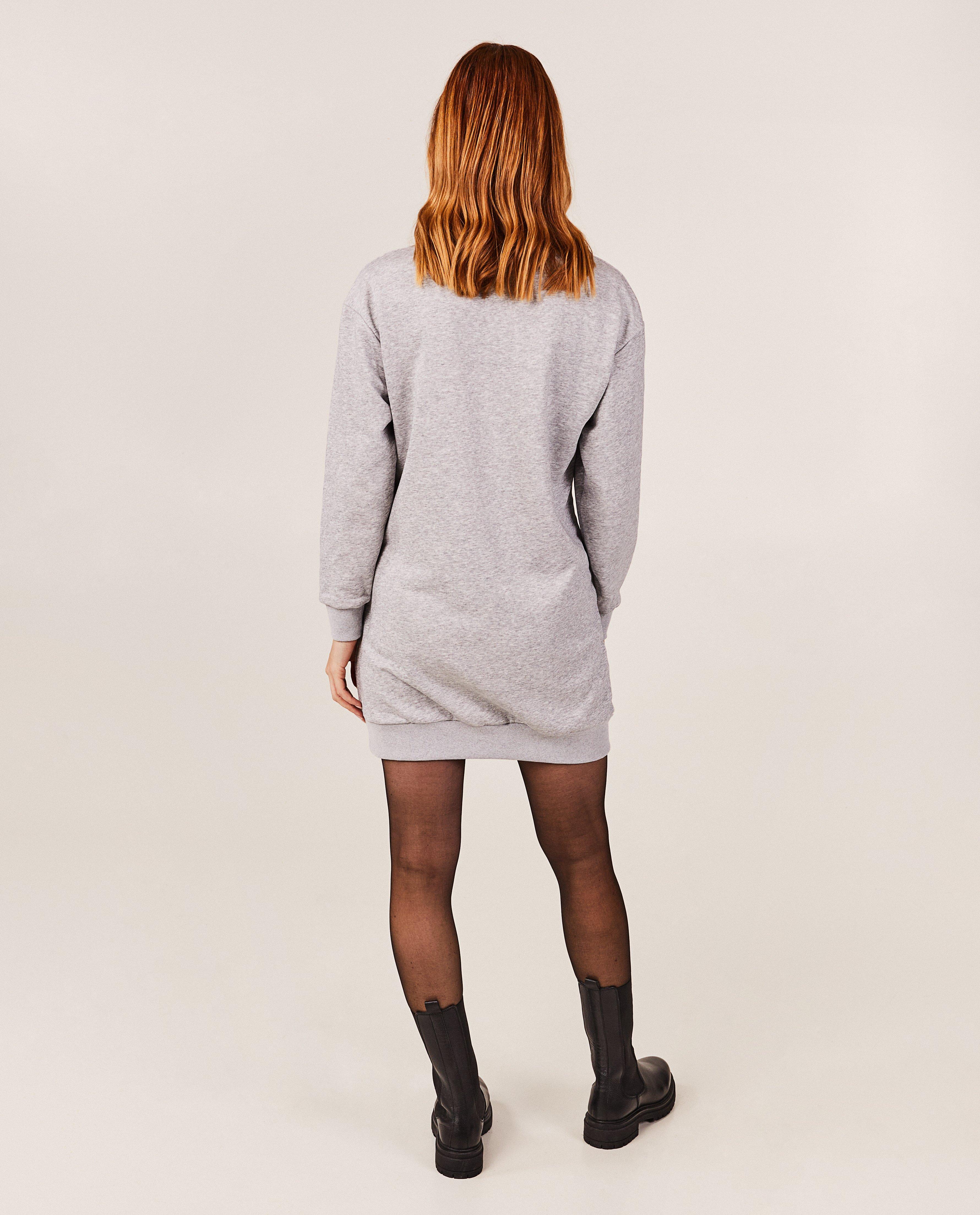 Grijze sweaterjurk - Product Detail - lichtgrijs - afbeelding nummer 3