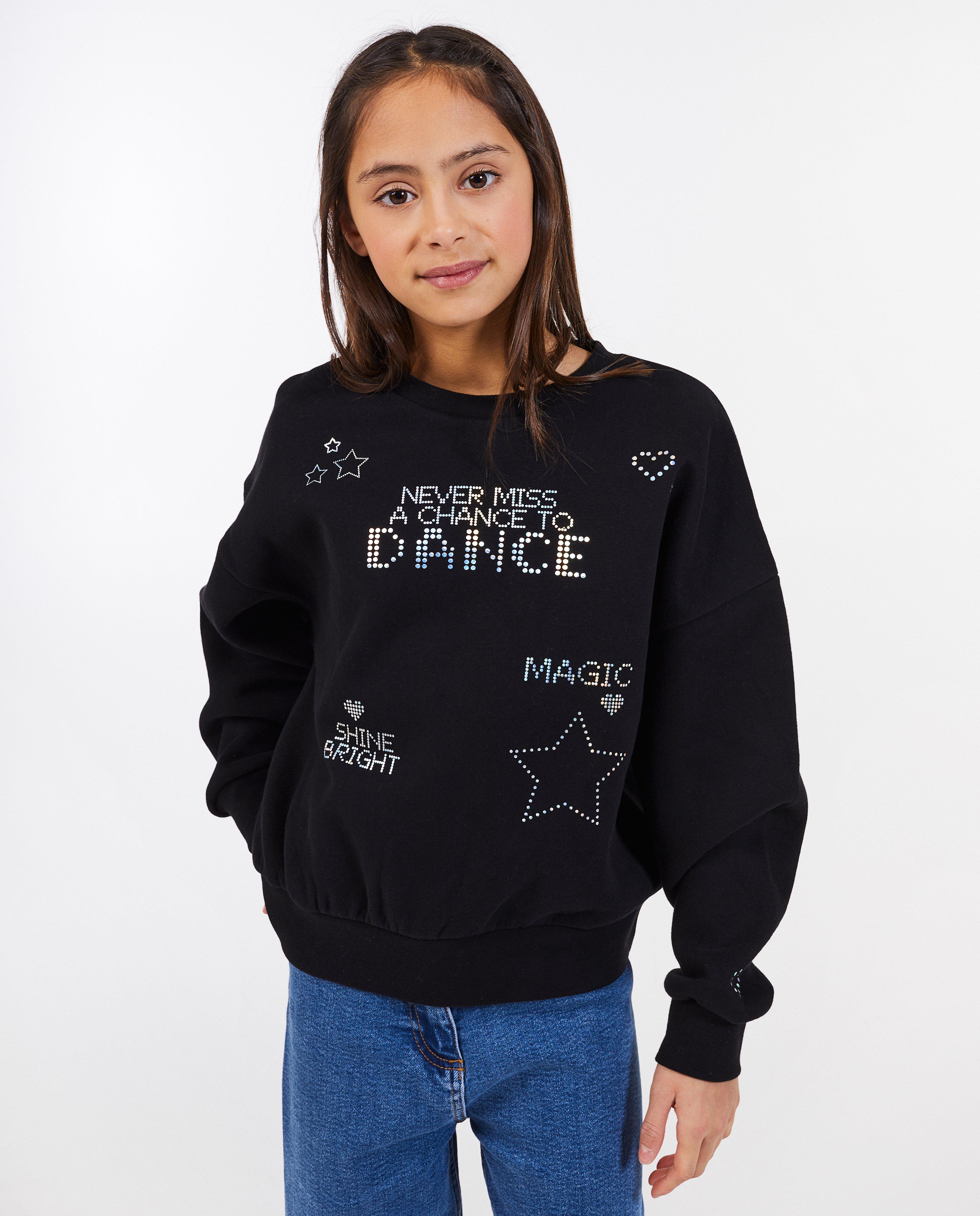 Sweater met metallic print - null - Fish & Chips