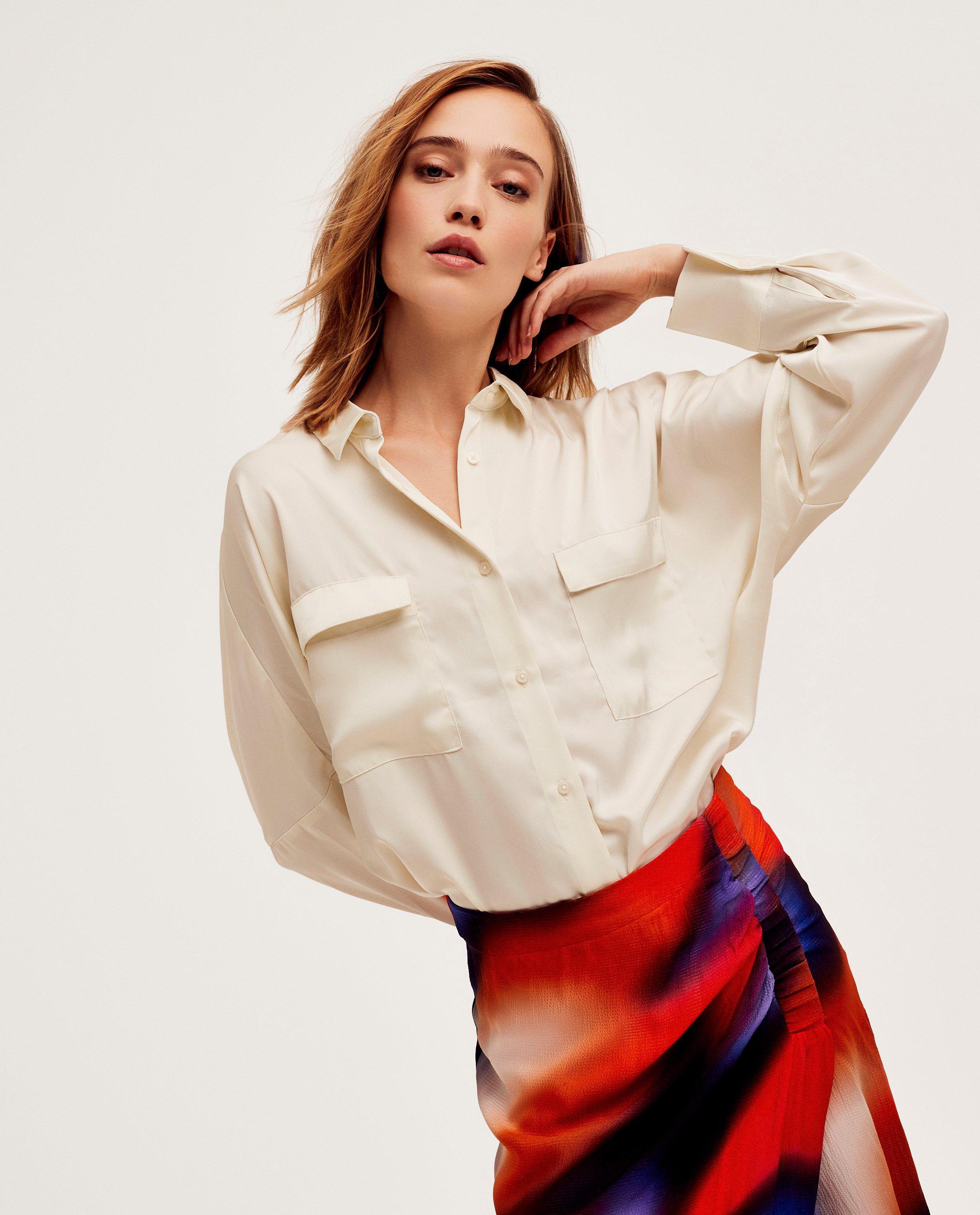 Chemisier blanc CKS Femmes JBC Belgique Belgique