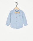 Chemise bleu clair avec nœud - null - Cuddles and Smiles