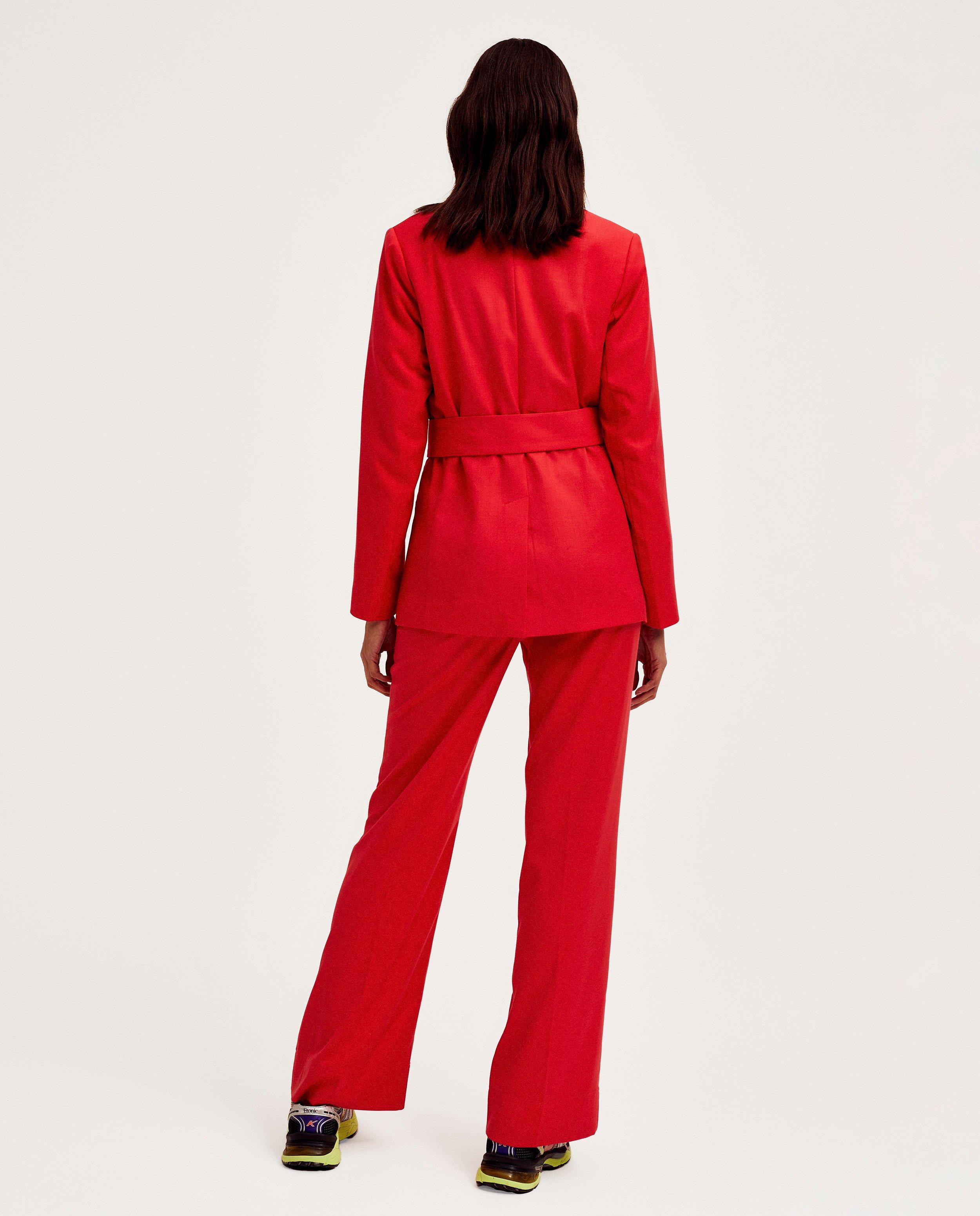 Blazers - Rode blazer met knooplint