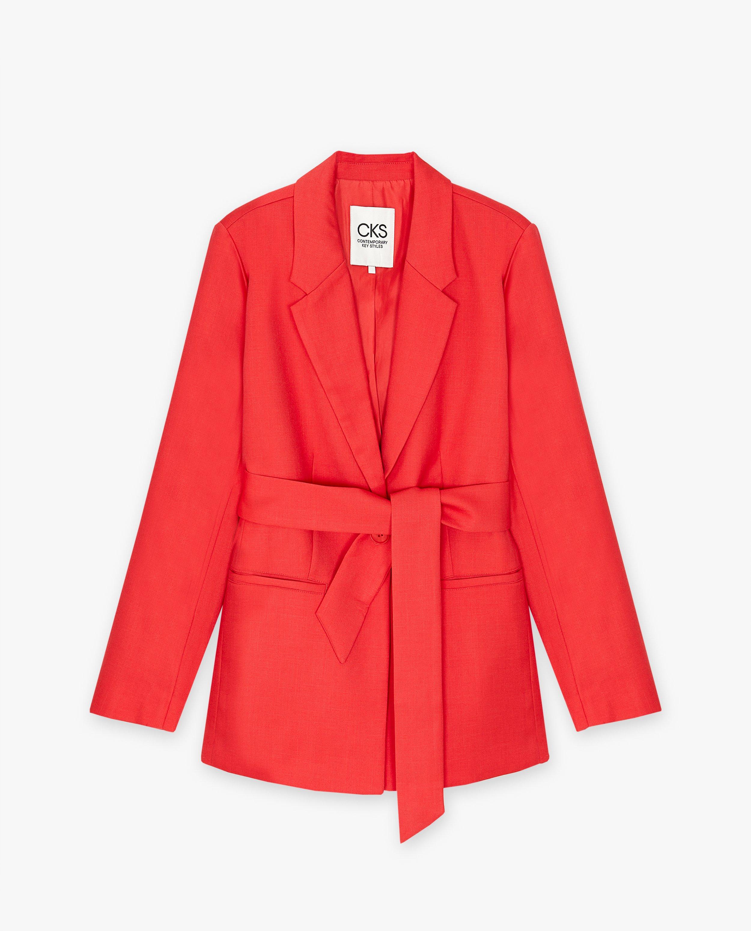 Blazers - Rode blazer met knooplint