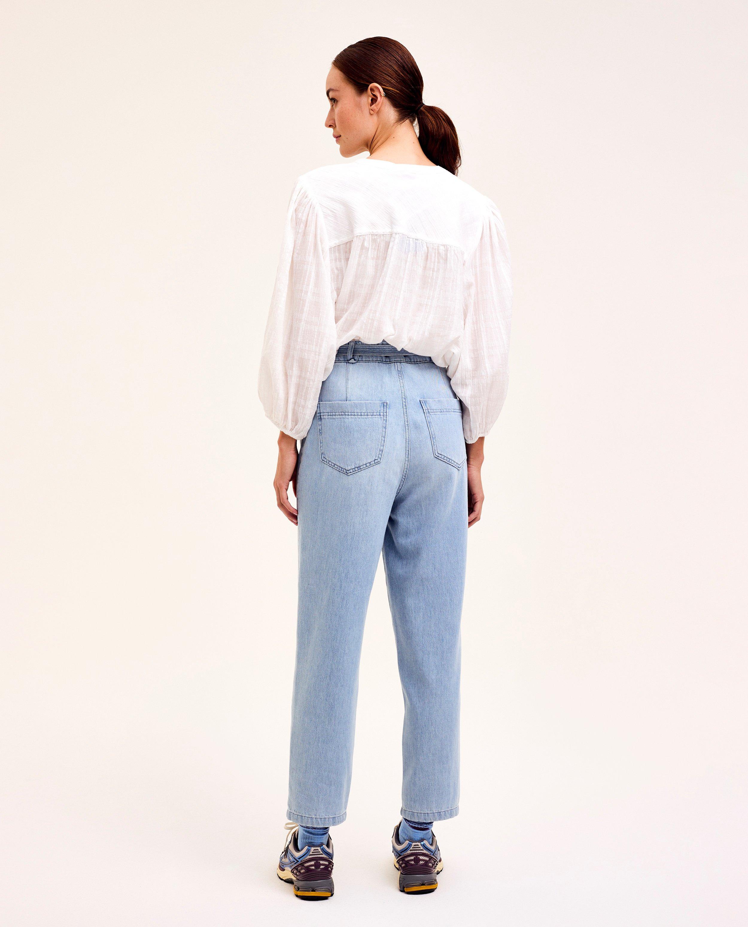 Hemden - Witte blouse met structuur