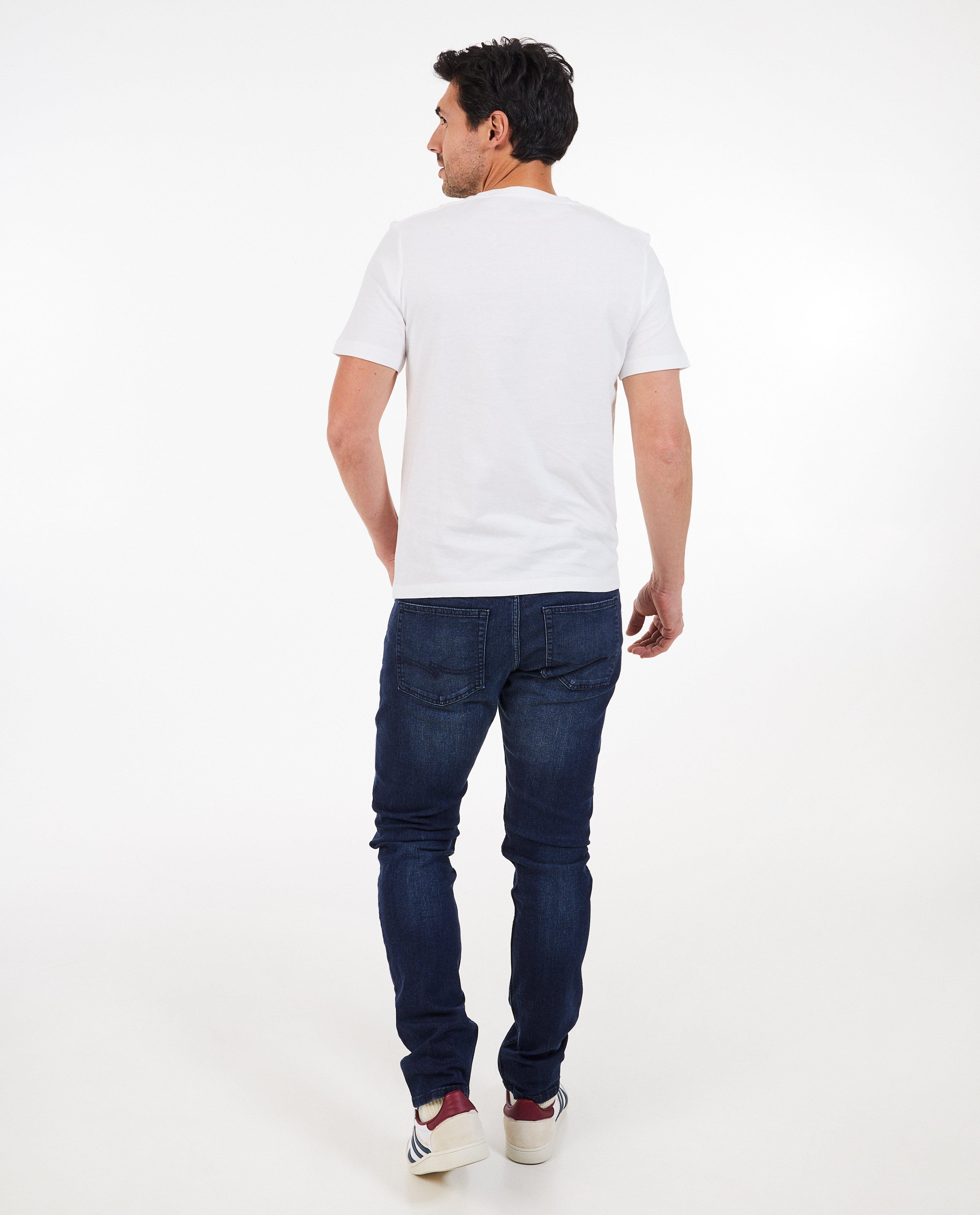 Jeans - Blauwe jeans, slim fit