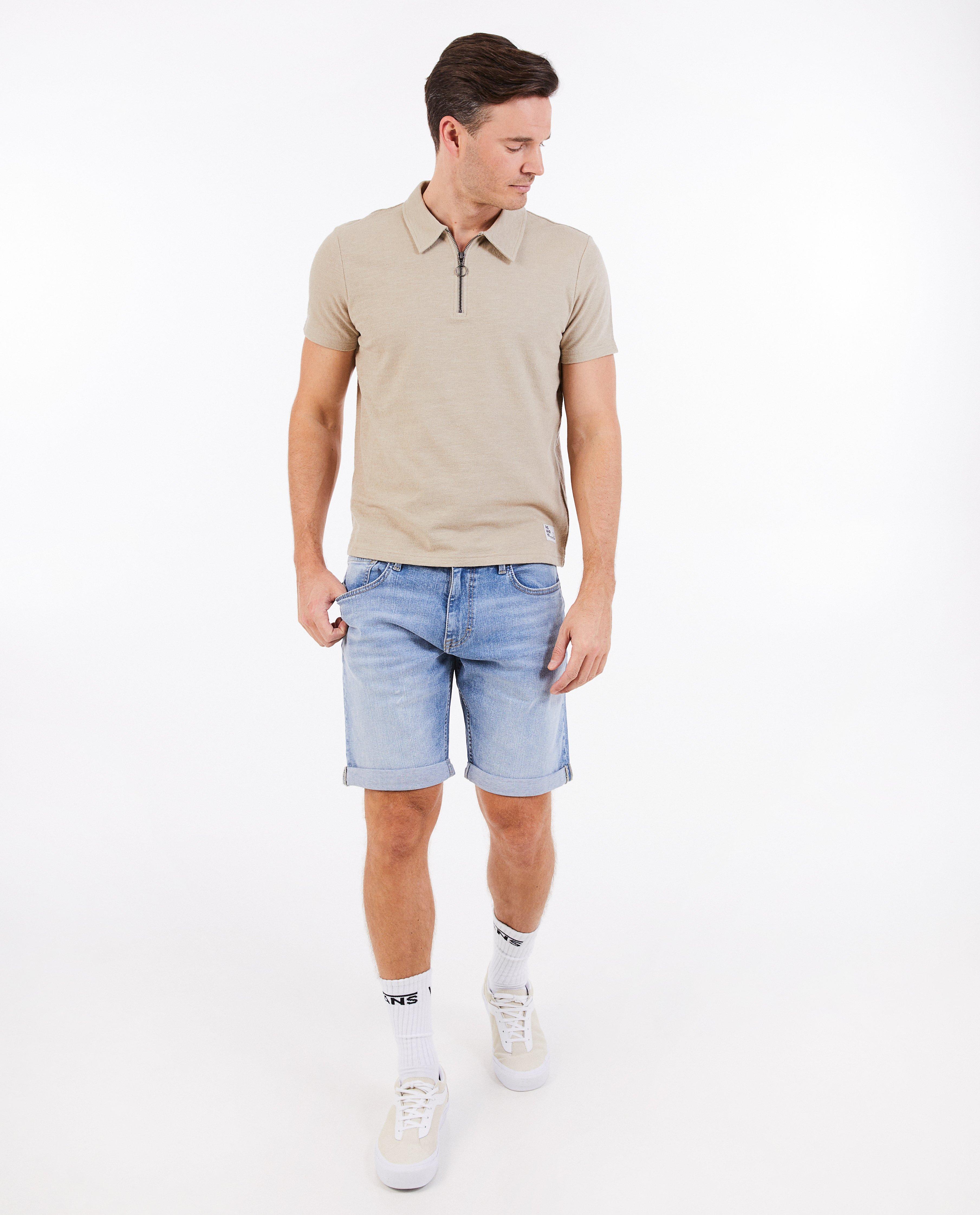 Polo's - Beige polo, regular fit