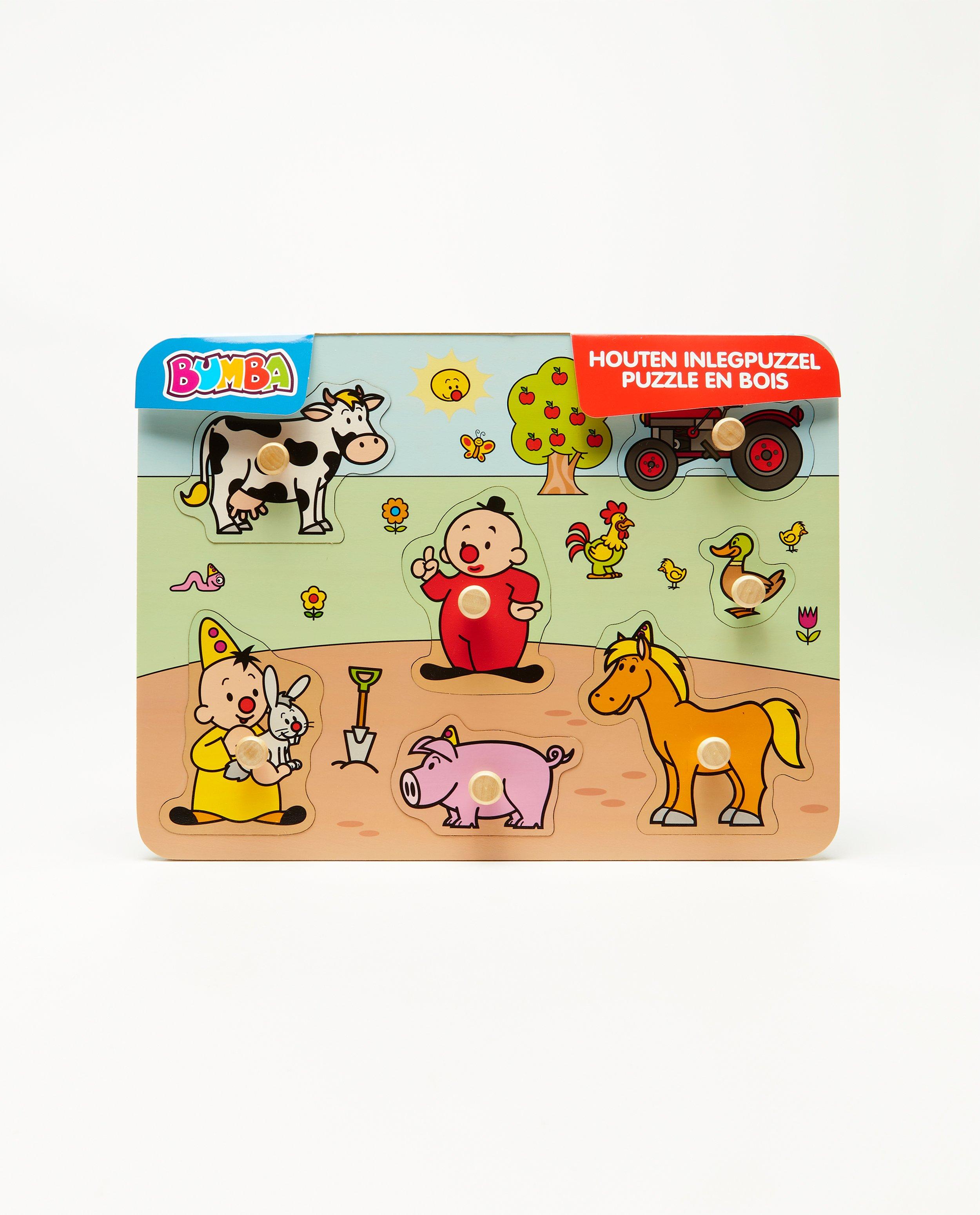 Houten inlegpuzzel Bumba - Product Detail - wit - afbeelding nummer 1