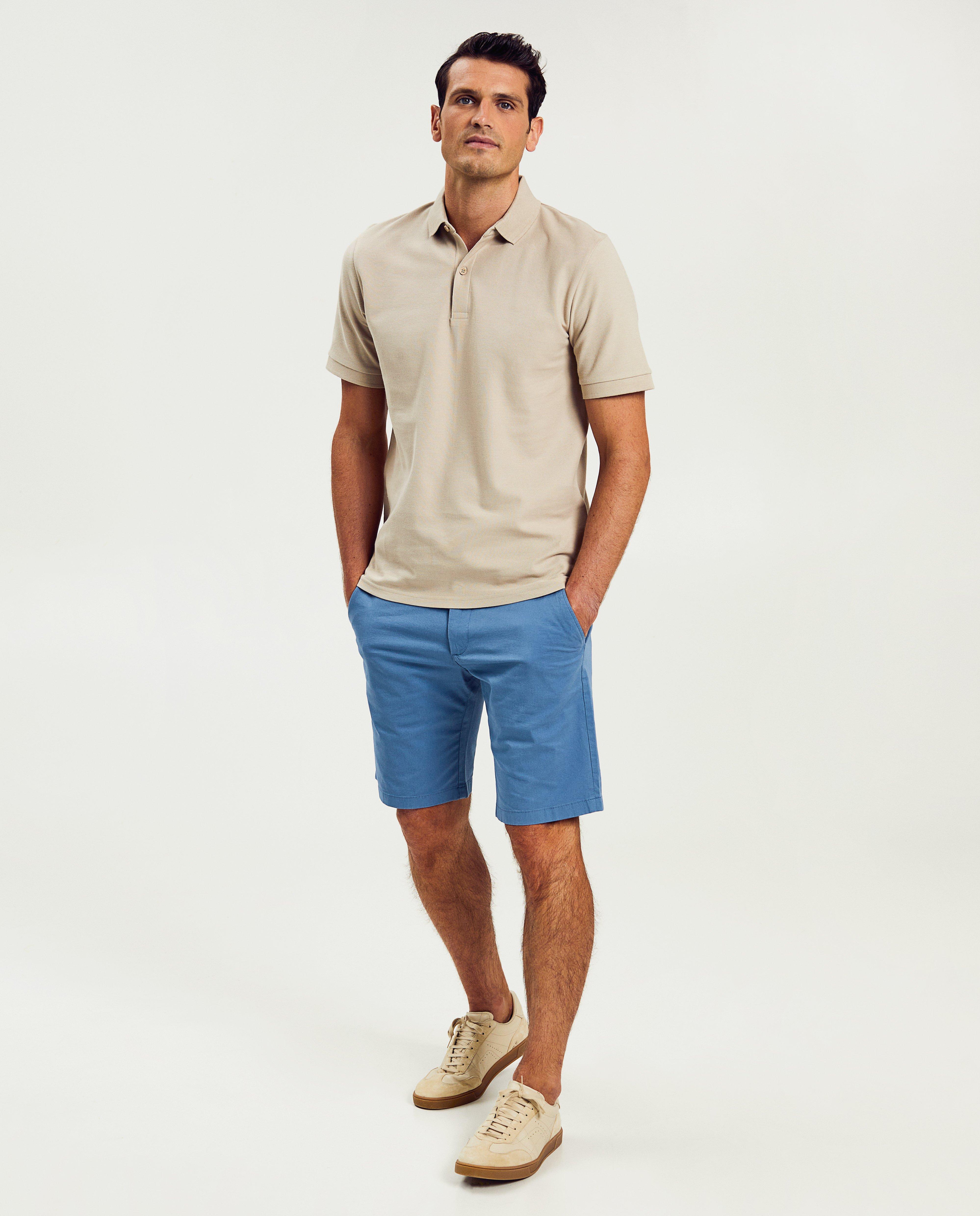 Blauwe short, regular fit - null - S. Oliver