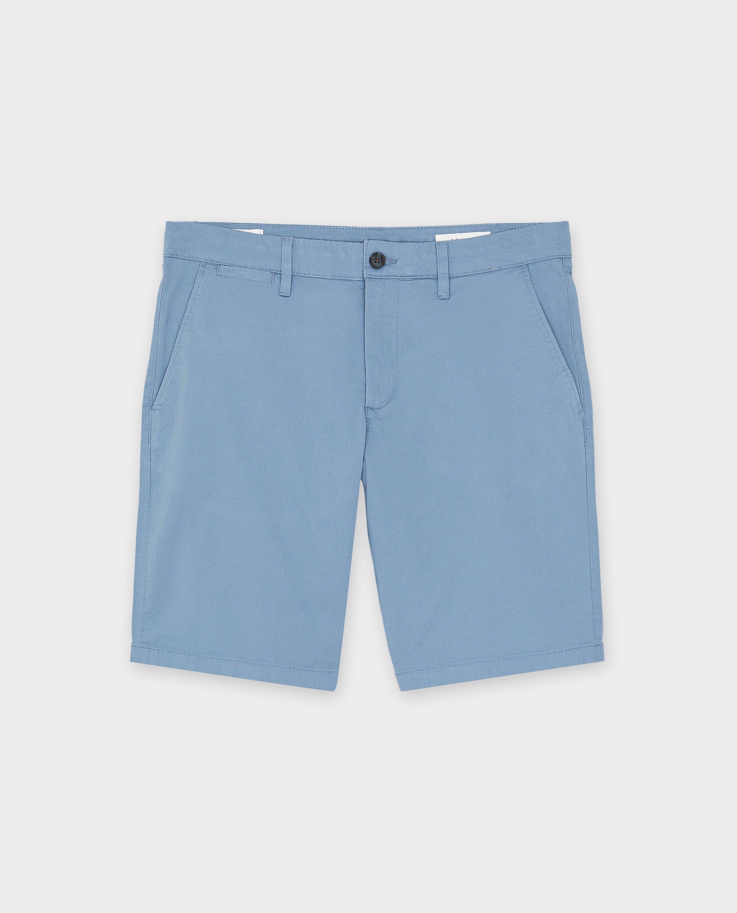 Shorten - Blauwe short, regular fit