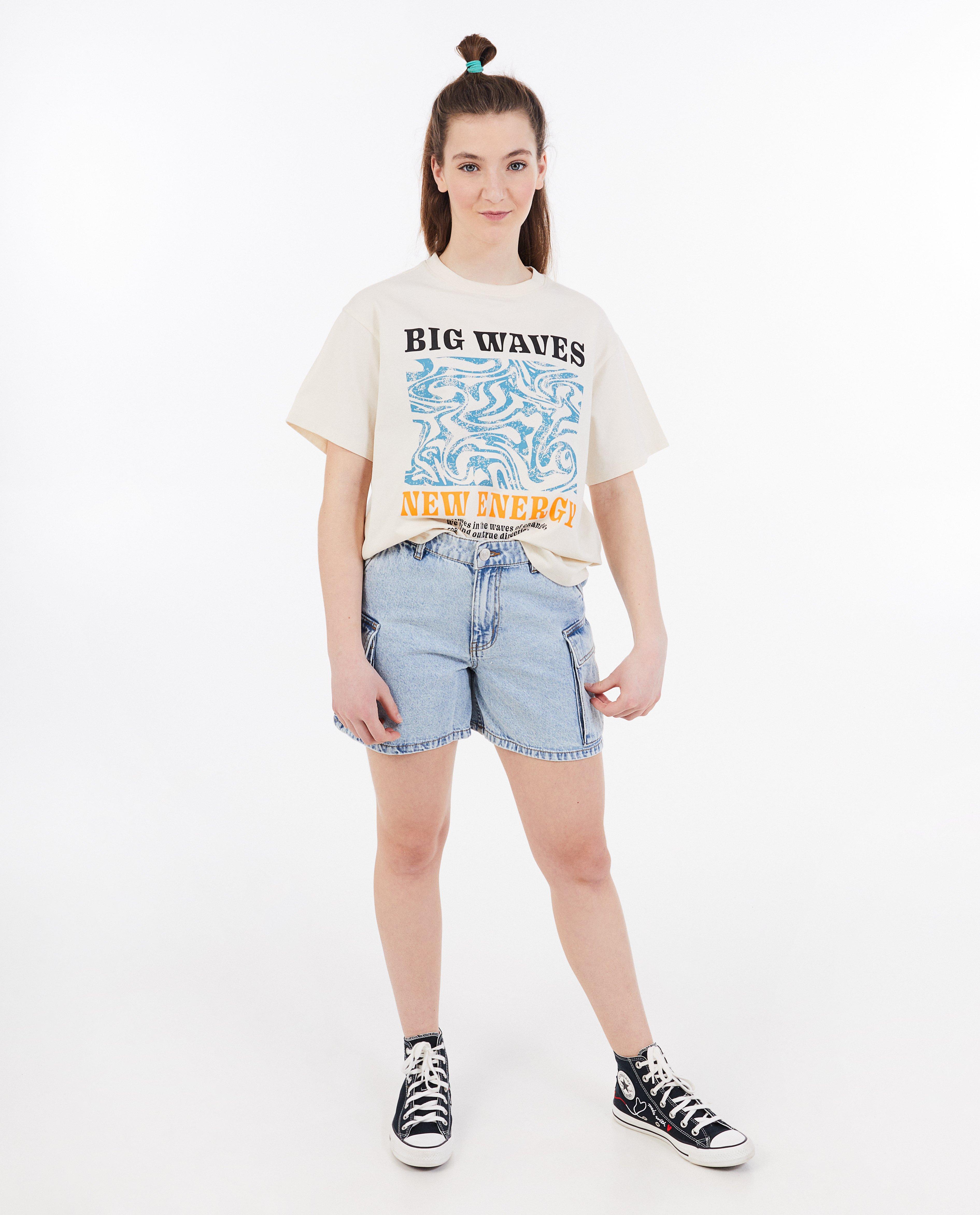 T-shirts - Wit T-shirt met print