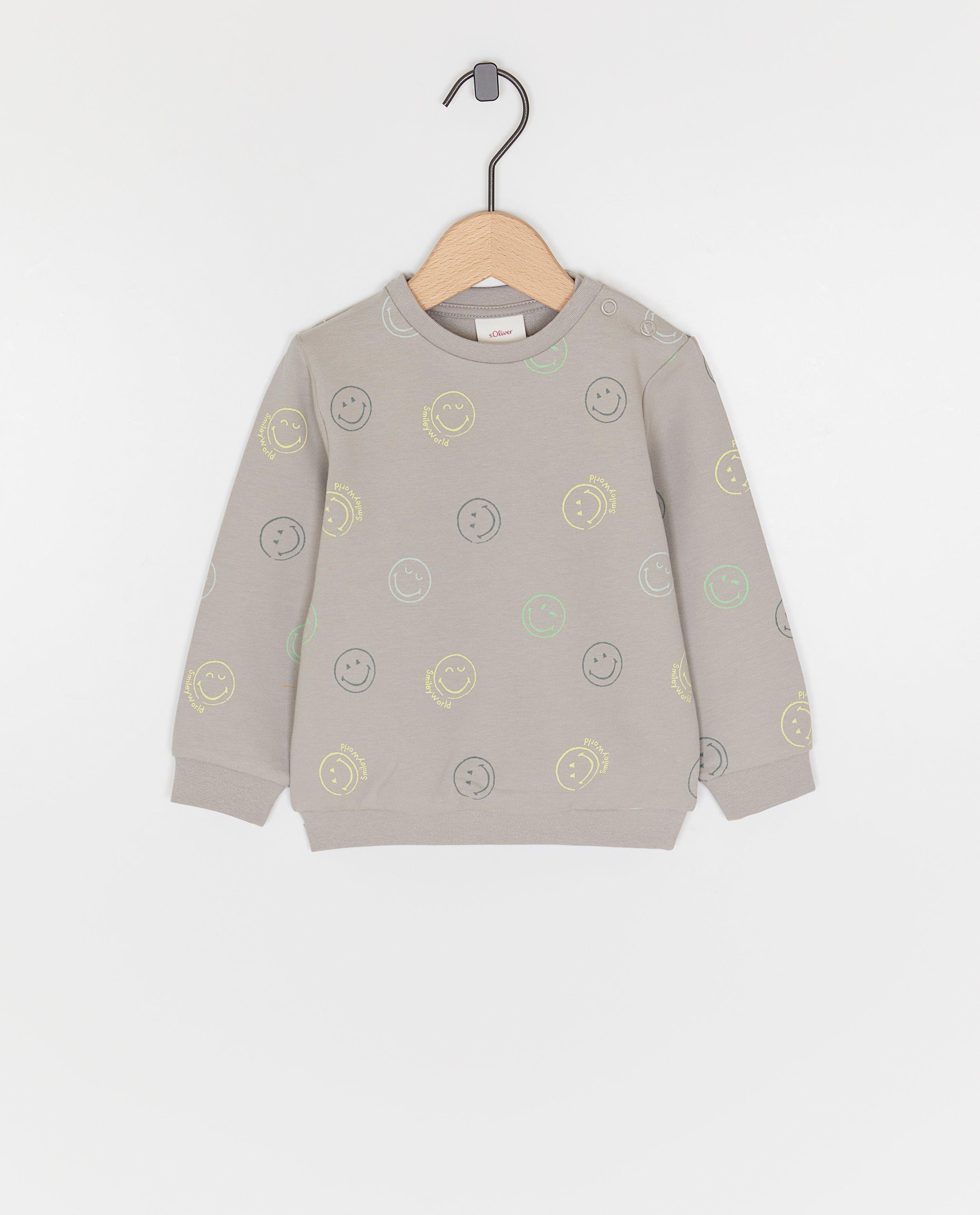 Sweat à imprimé à smileys - null - S. Oliver