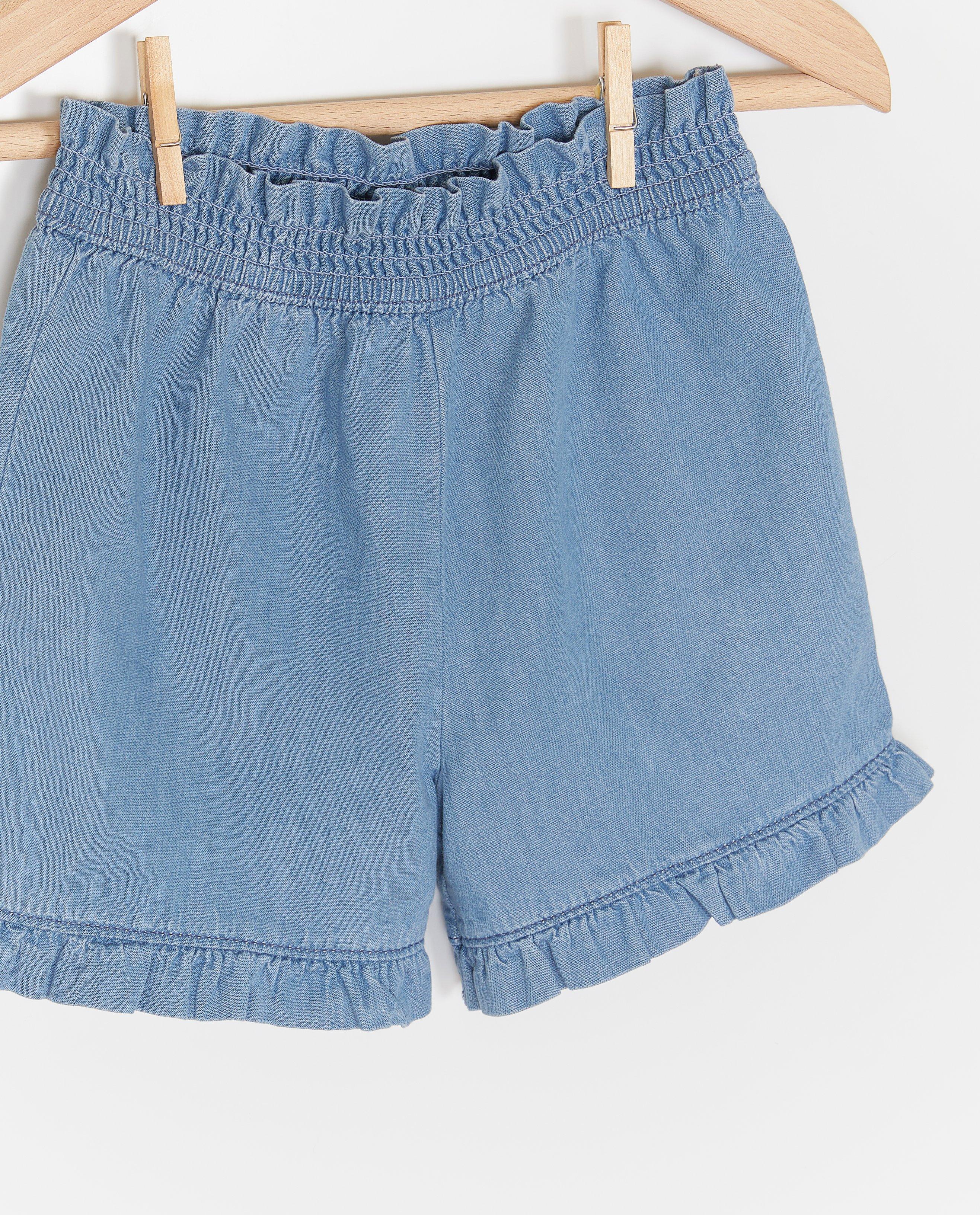 Short en jeans bleu - D&eacute;tails du produit - bleu - image num&eacute;ro 3