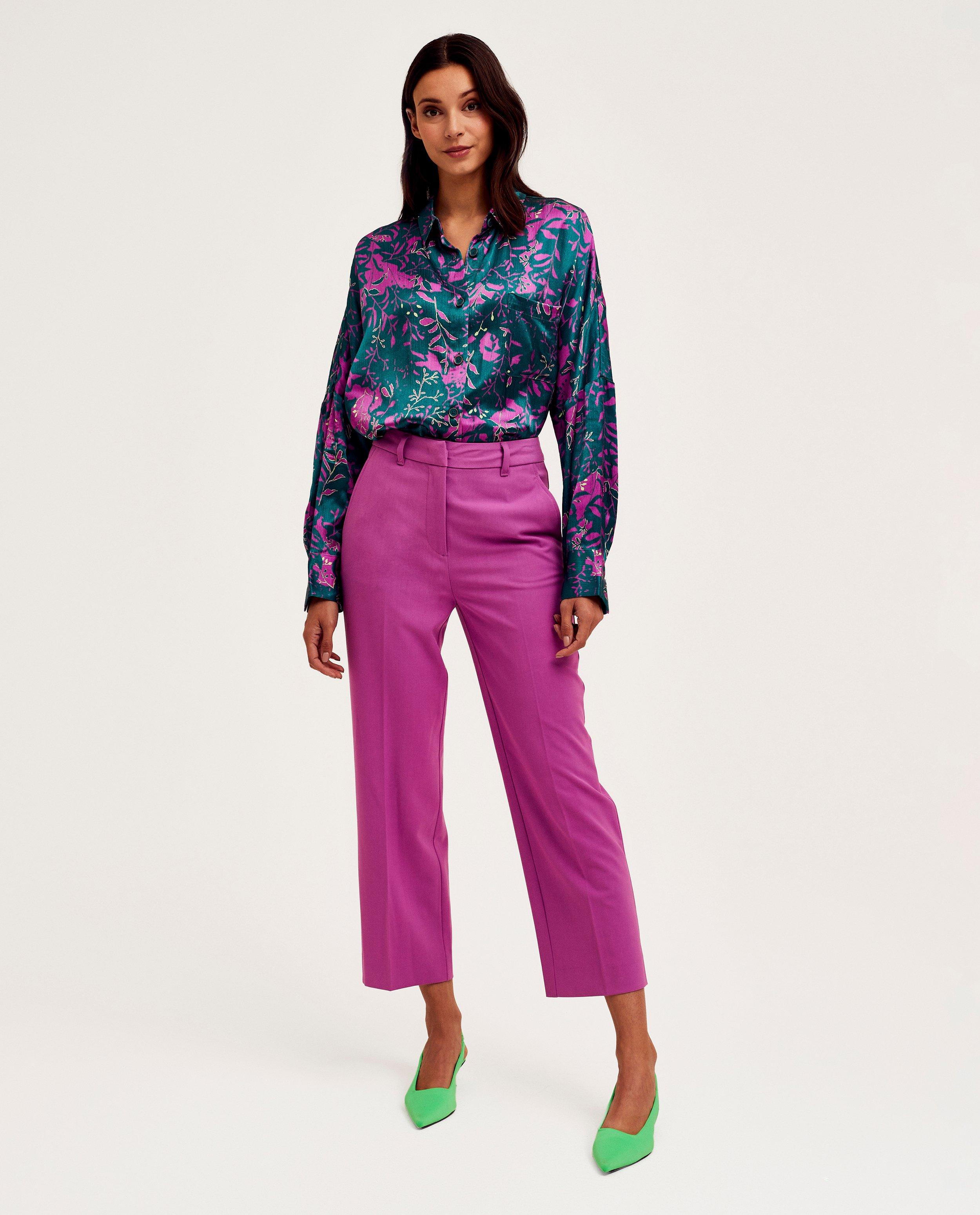 Paarse broek - null - CKS Dames