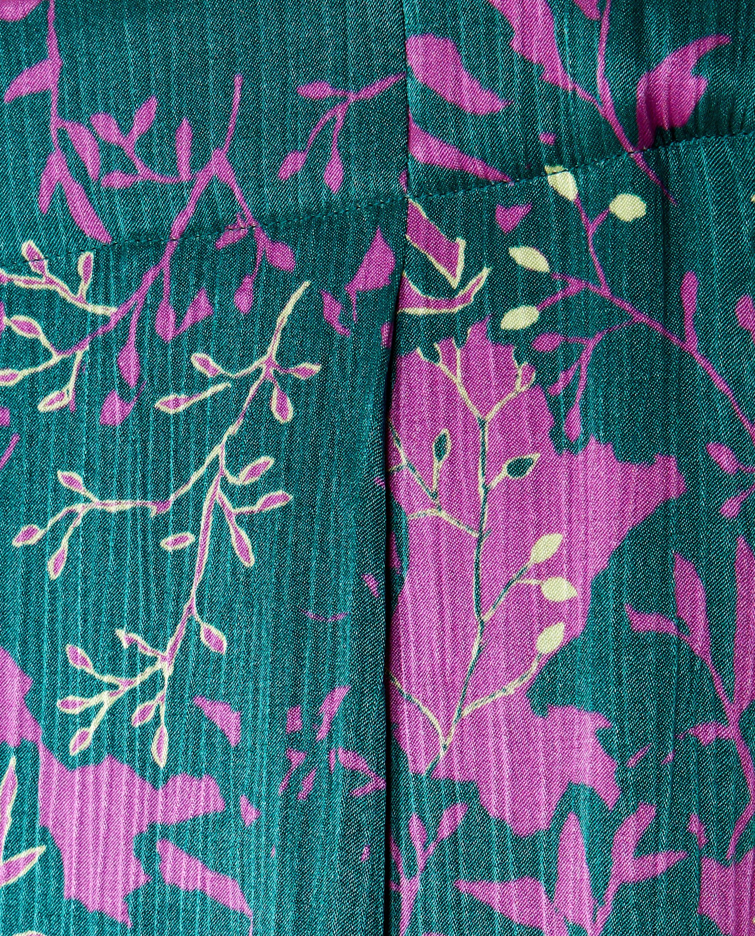Broeken - Broek met bloemenprint